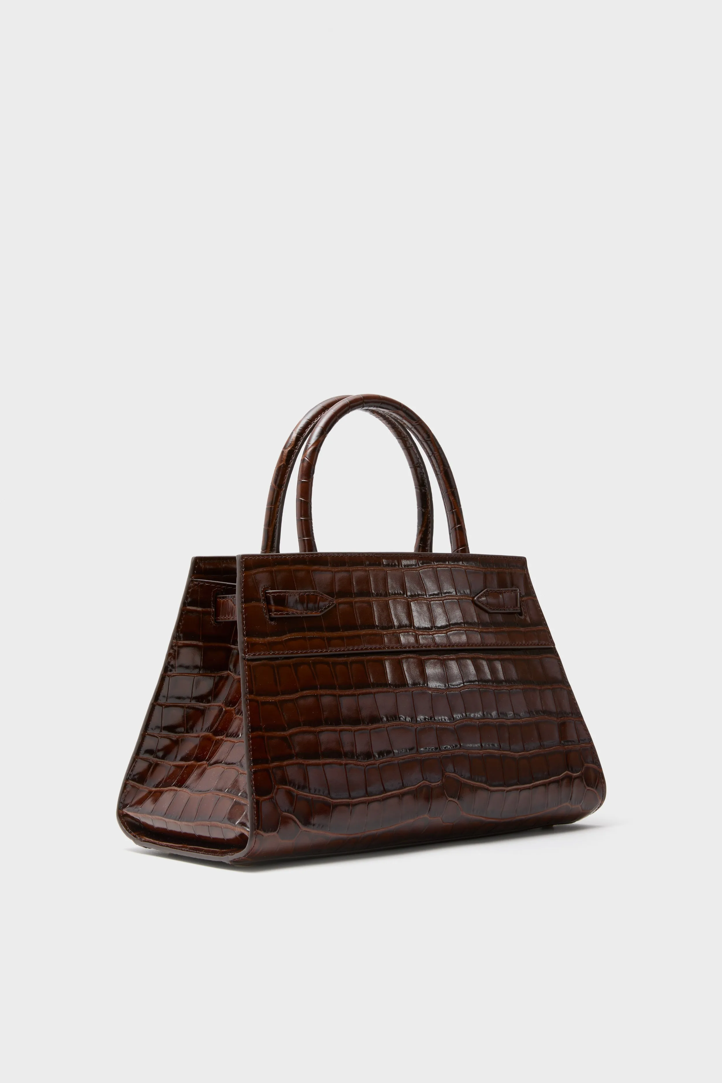 Chestnut Croc Embossed Veronica Beard Dash Bag sold by Tuckernuck product image thumbnail 5