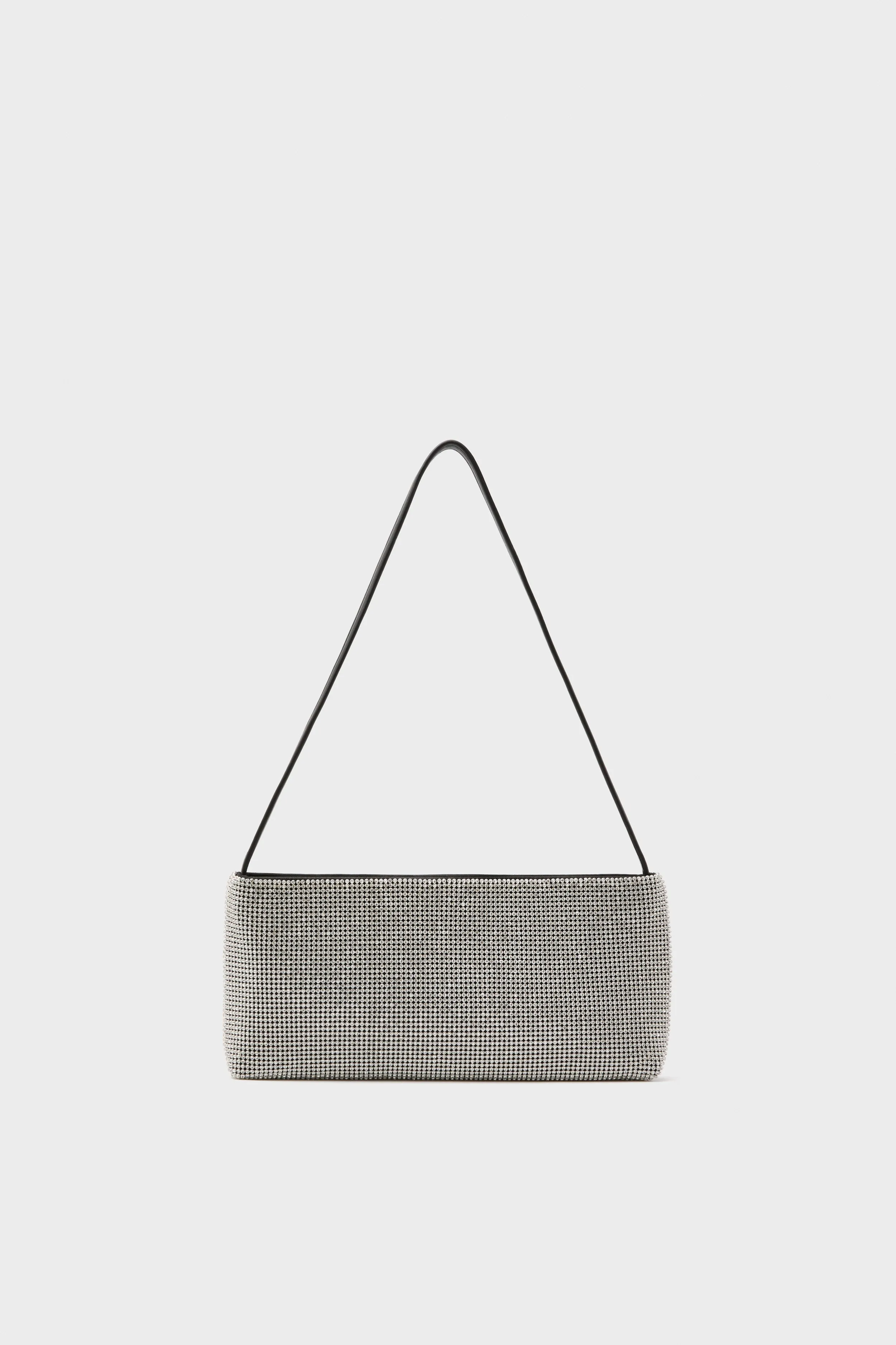 Silver Diamante Sophia Shoulder Bag sold by Tuckernuck