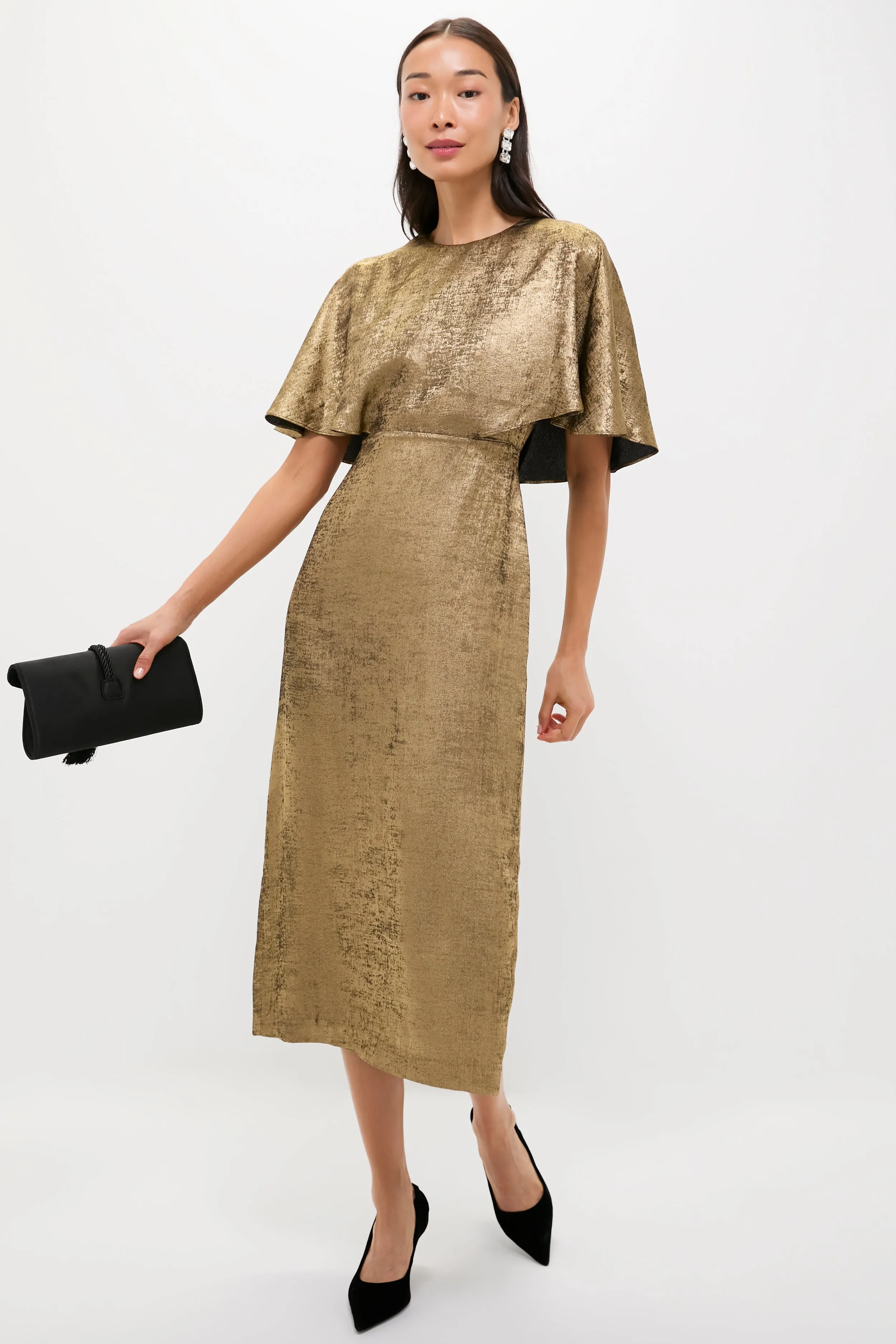 Gold Cape Leah Dress sold by Tuckernuck product image thumbnail 2