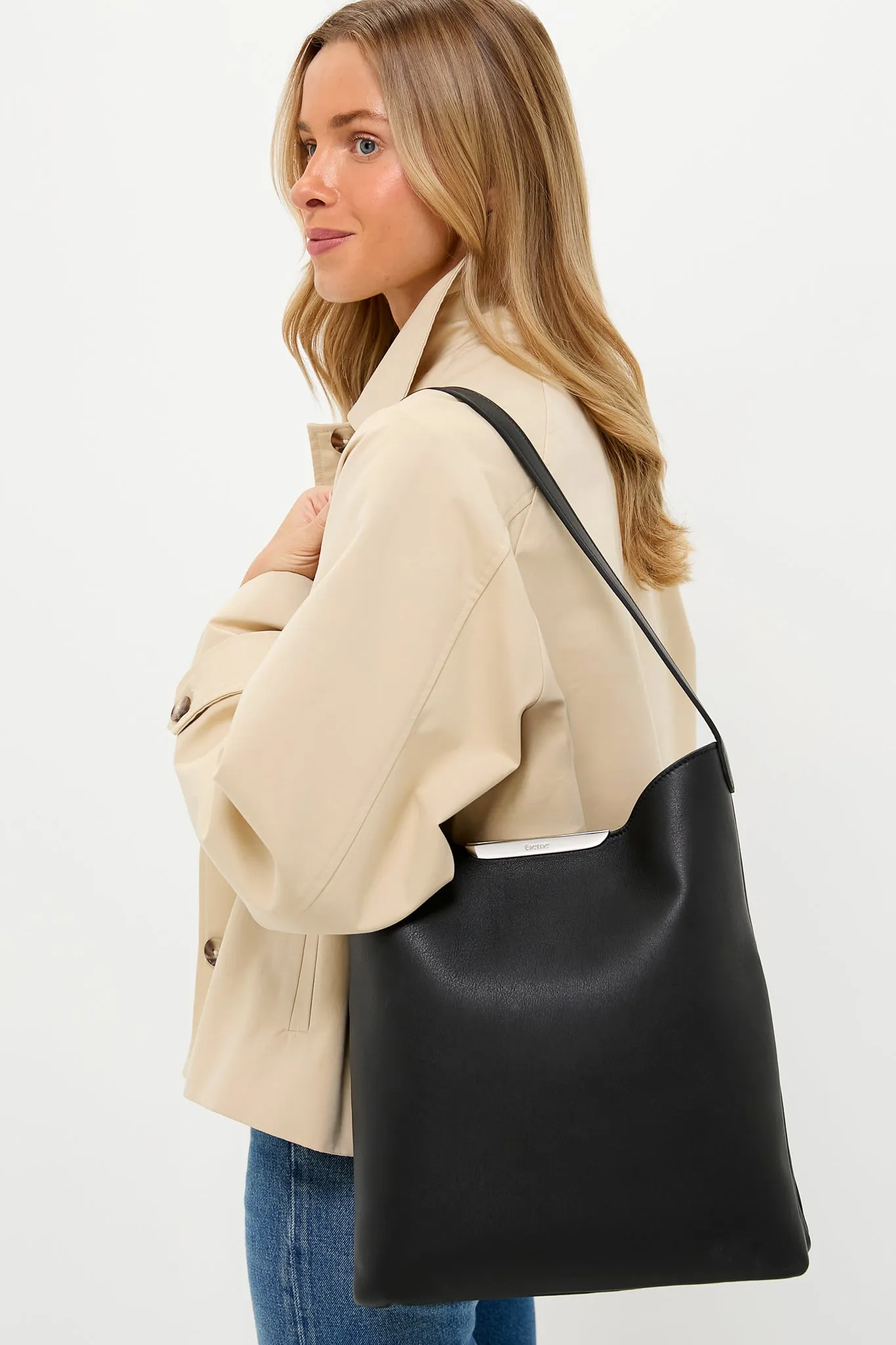 Black and Silver Suede Gemini Bag sold by Tuckernuck product image thumbnail 2