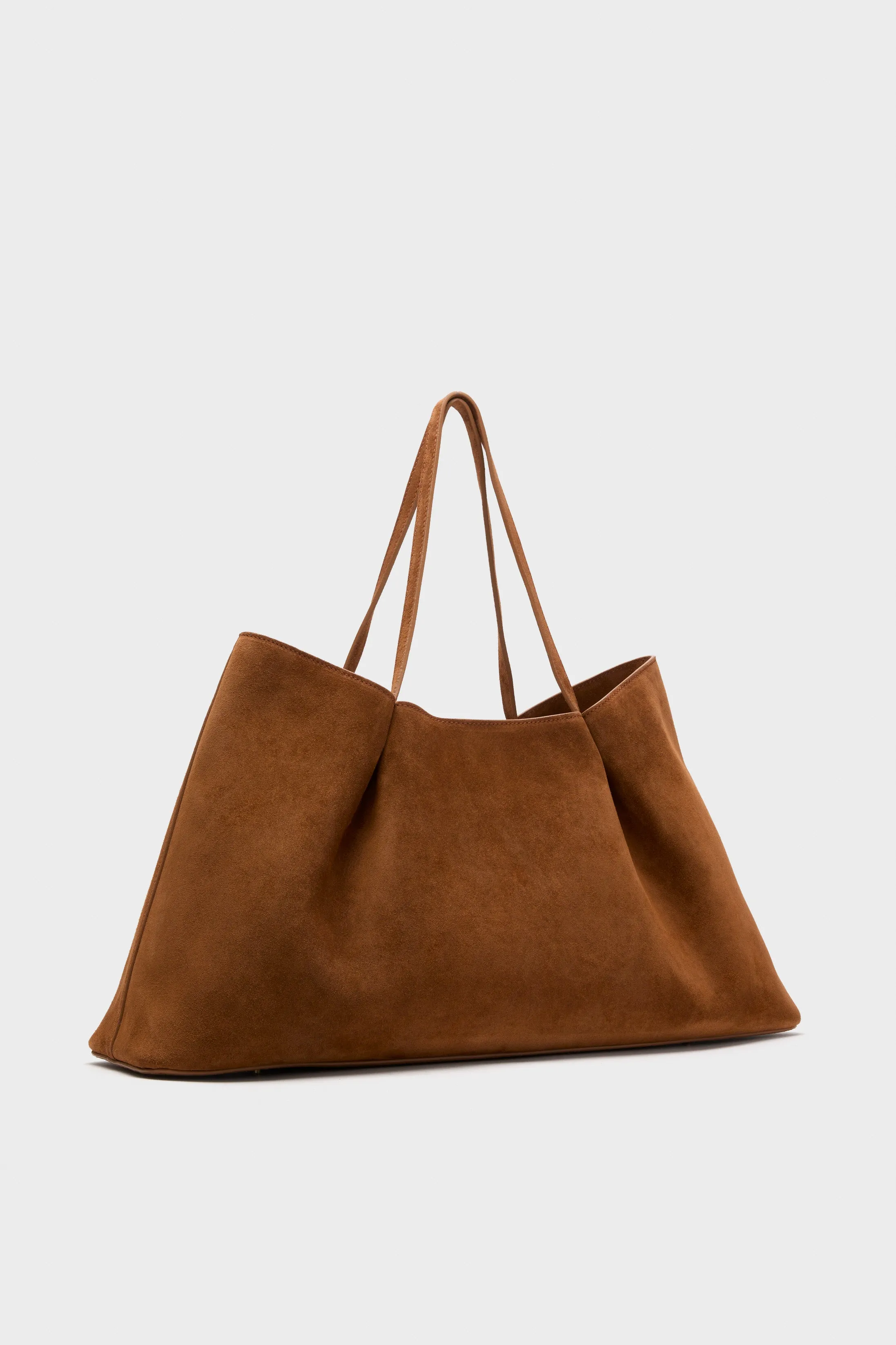 Cognac Suede Dimple Tote sold by Tuckernuck product image thumbnail 4