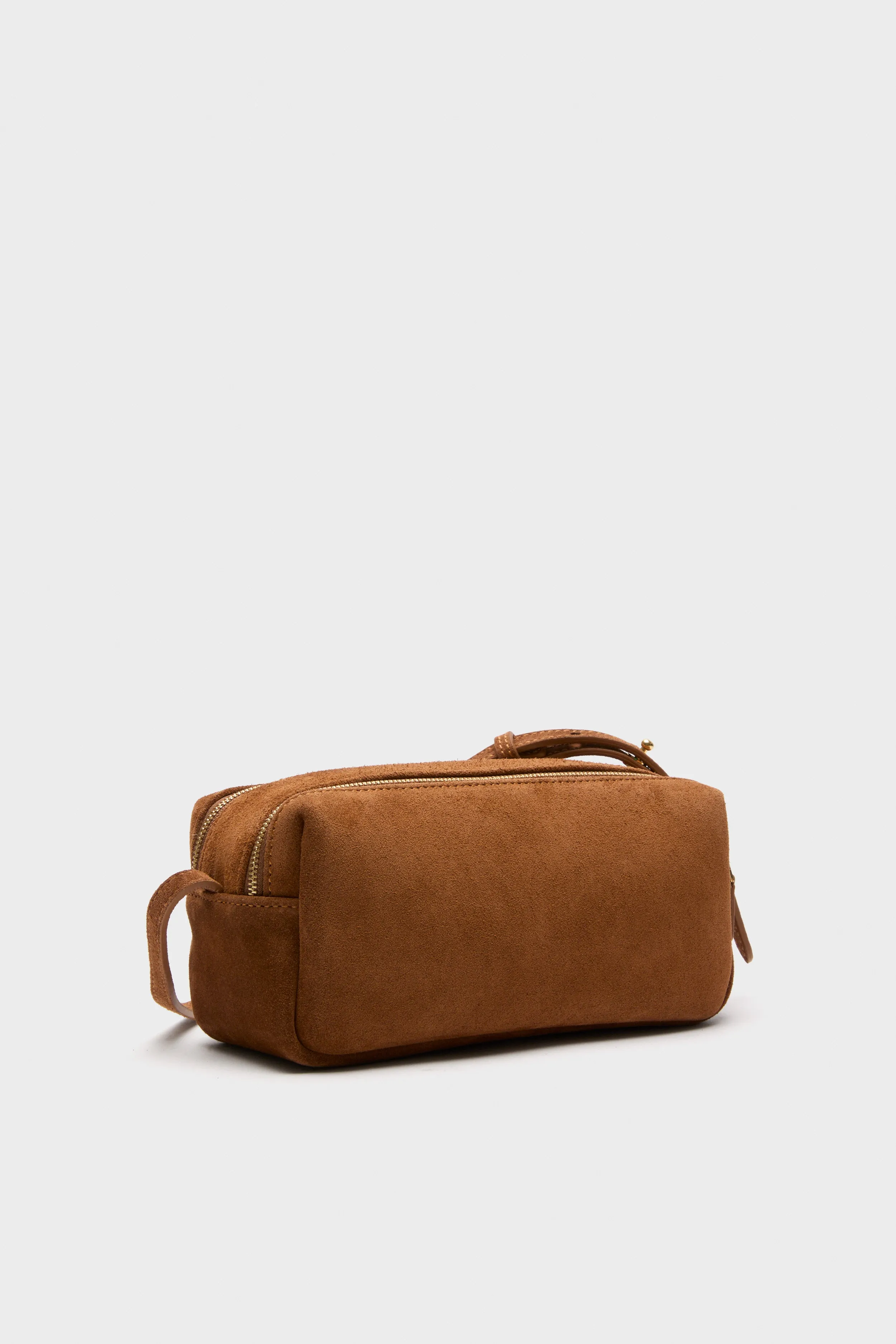 Cognac Suede Mini Trousse sold by Tuckernuck product image thumbnail 5
