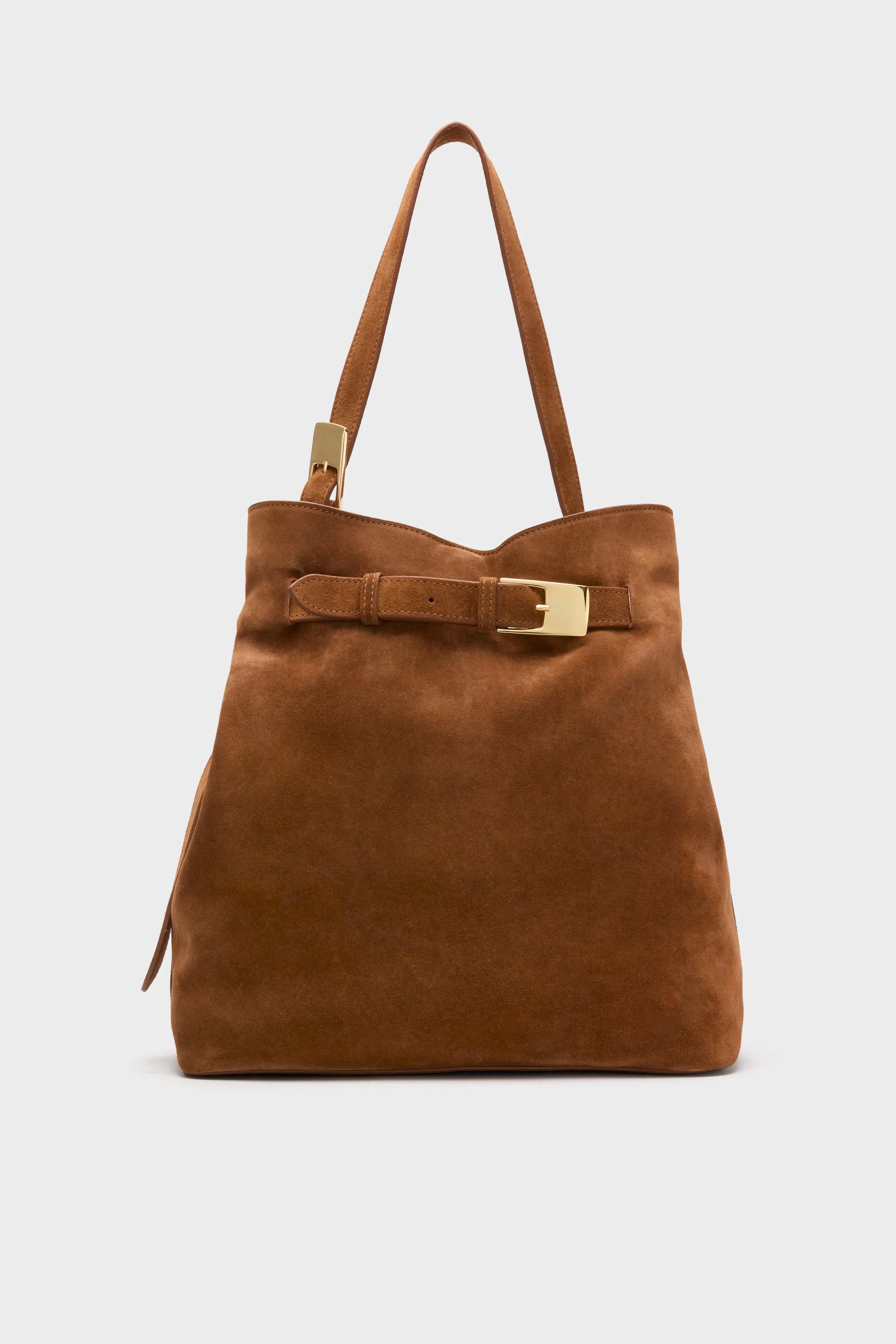 Cognac Suede Belt Bag sold by Tuckernuck