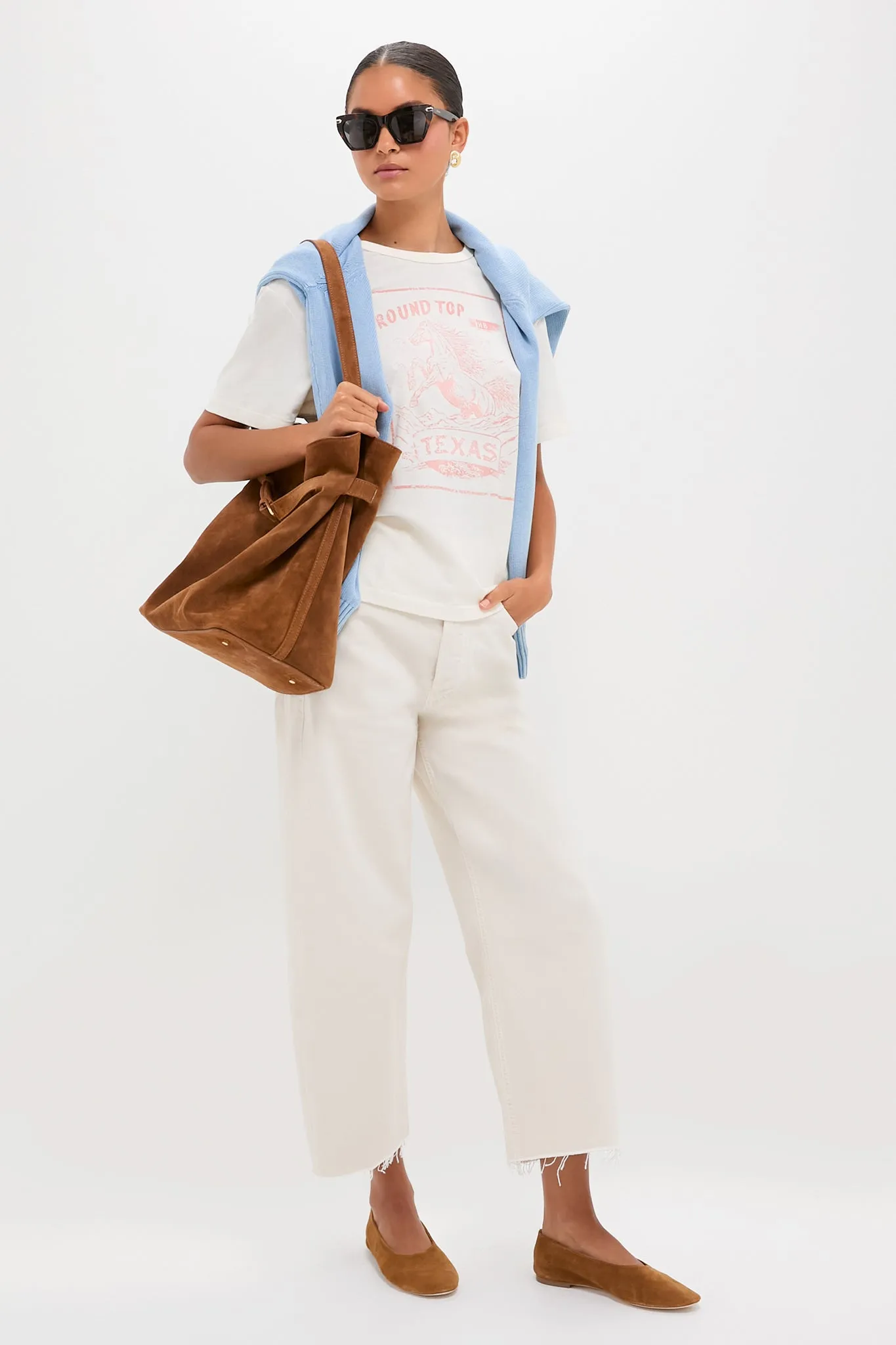 Cognac Suede Belt Bag sold by Tuckernuck product image thumbnail 3