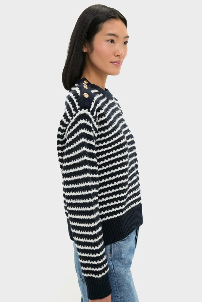 Sky Captain Cotton Wool Stripe Sweater sold by Tuckernuck product image thumbnail 3