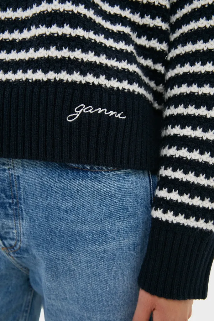 Sky Captain Cotton Wool Stripe Sweater sold by Tuckernuck product image thumbnail 5