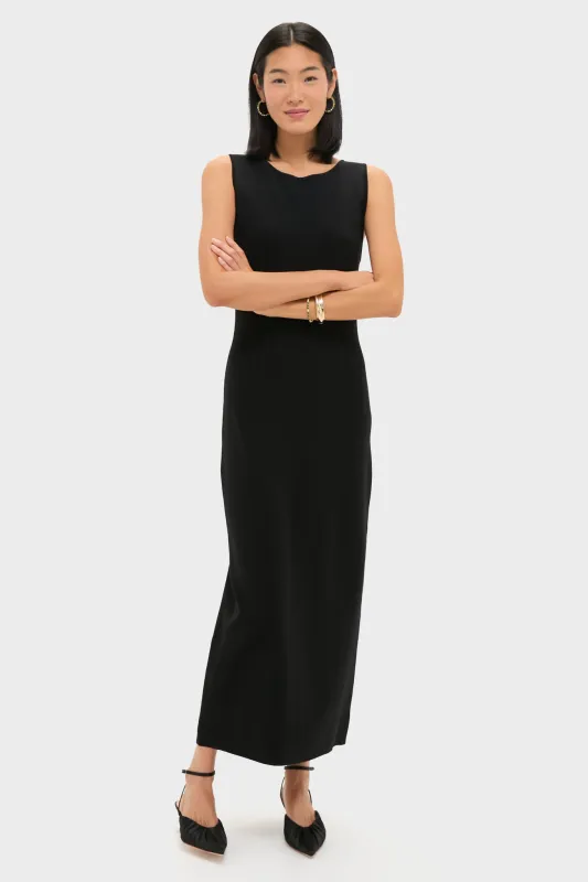Black Kingston Knit Dress sold by Tuckernuck