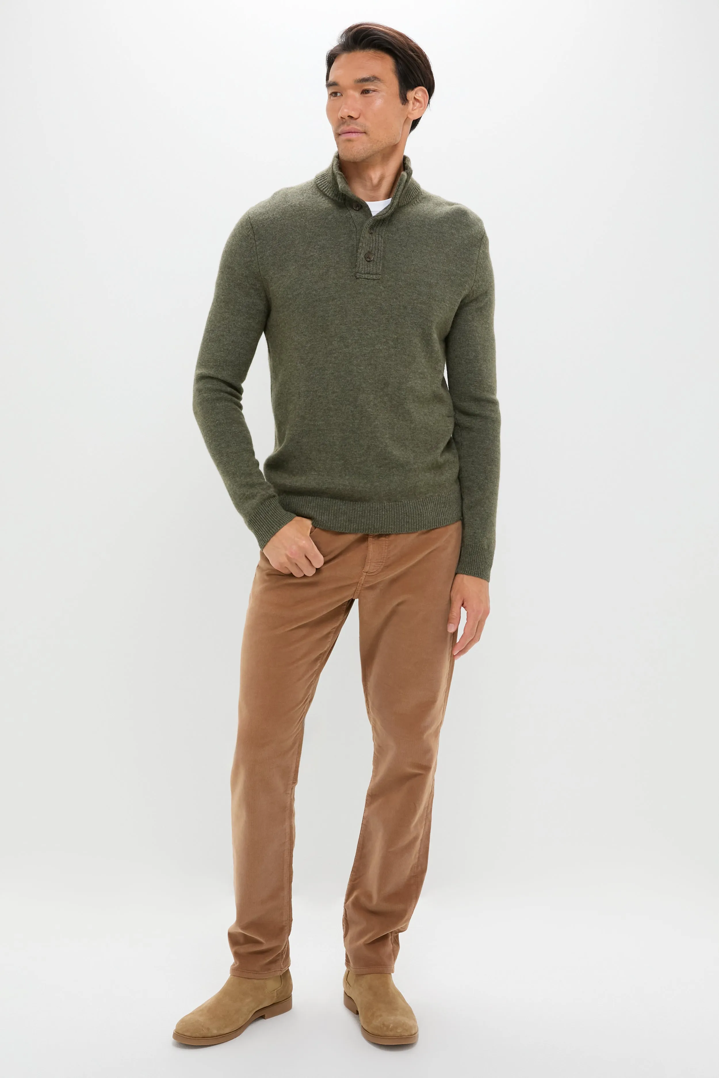 Maple Brown Stretch Terry Corduroy 5 Pocket Pant sold by Tuckernuck product image thumbnail 2