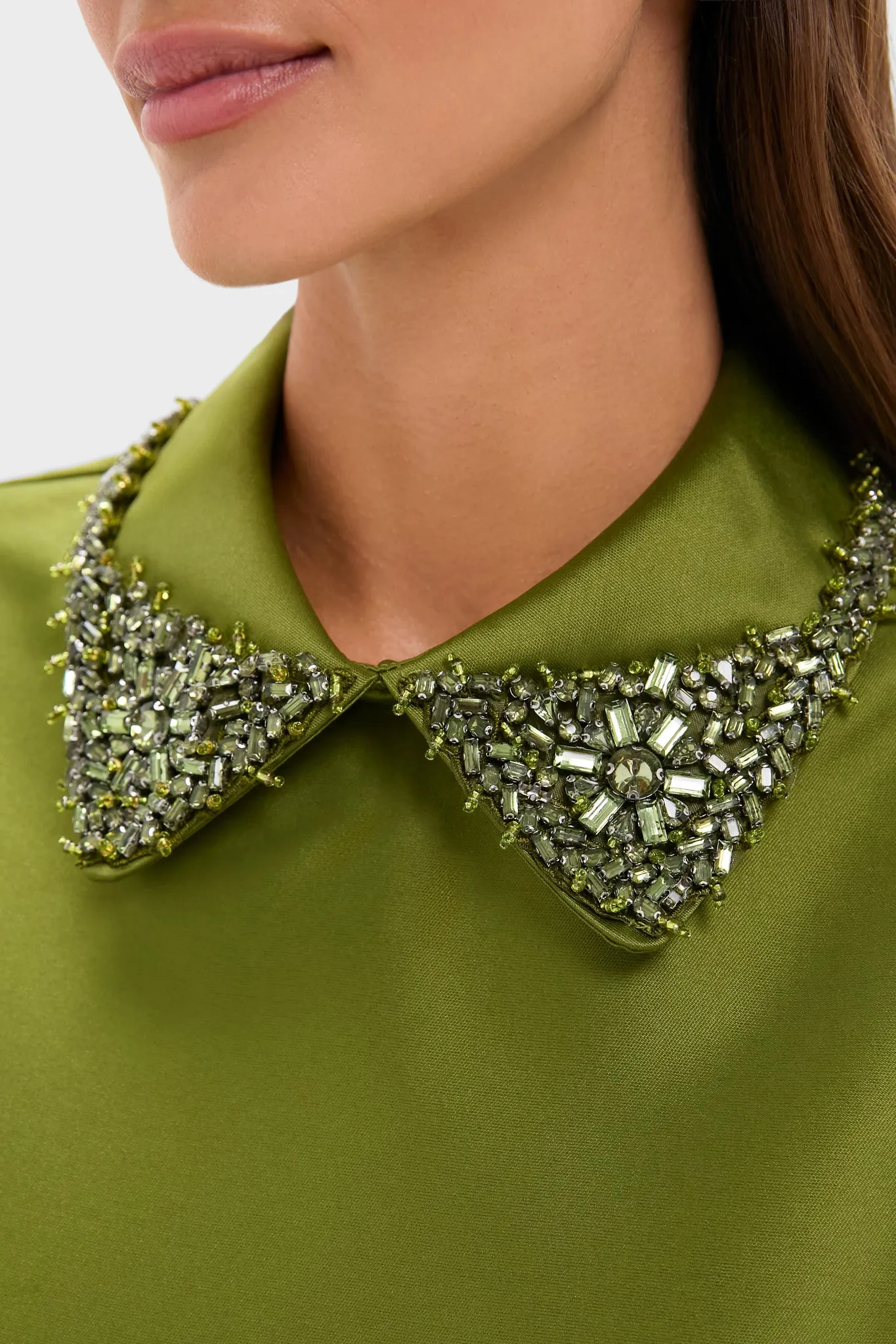 Green Embellished Aurelie Shift Dress sold by Tuckernuck product image thumbnail 5