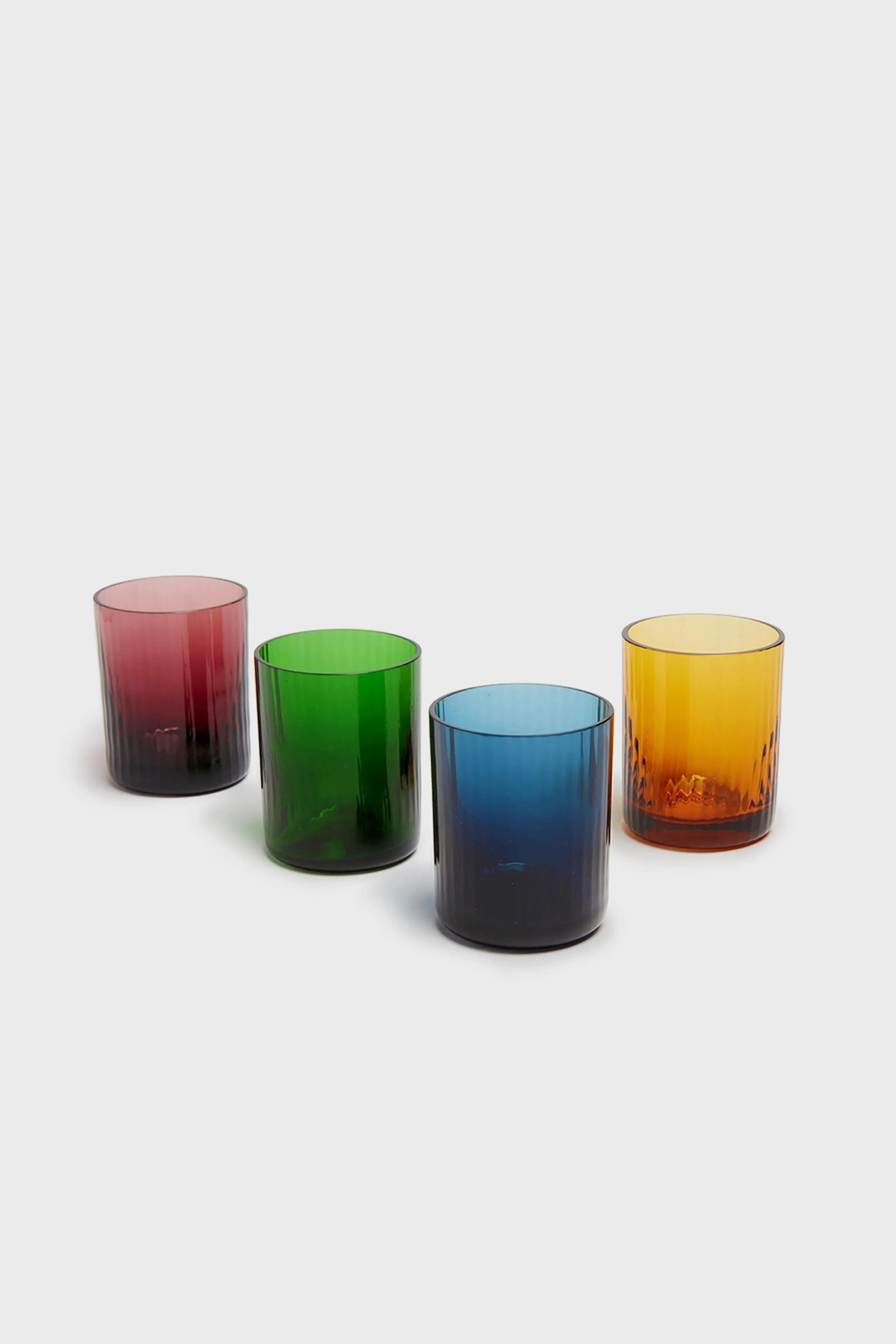 Misty Rainbow Mix in Murano Glass Liquor Glass Set of 4 sold by Tuckernuck