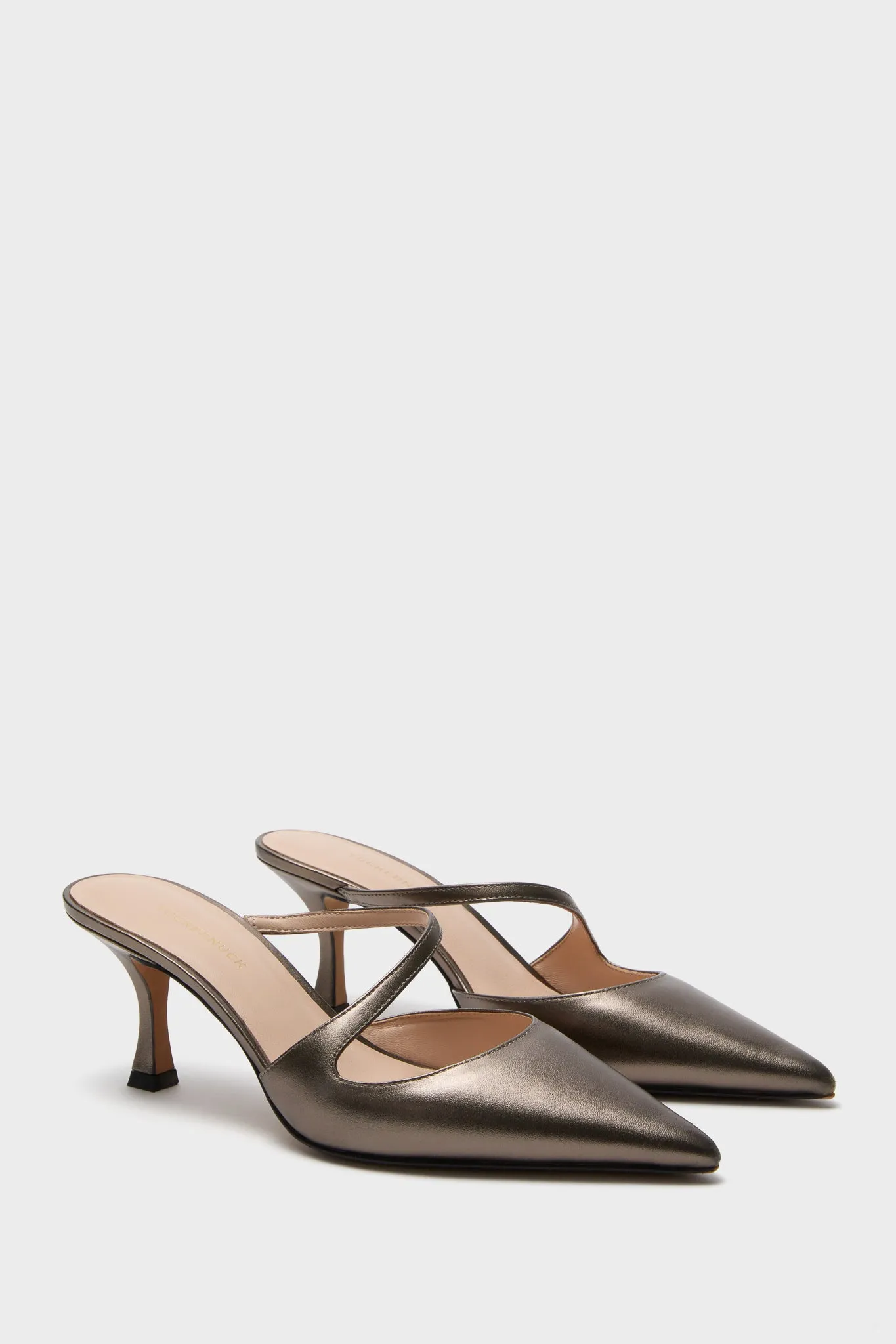 Gunmetal Leather Mimi Heels sold by Tuckernuck product image thumbnail 4