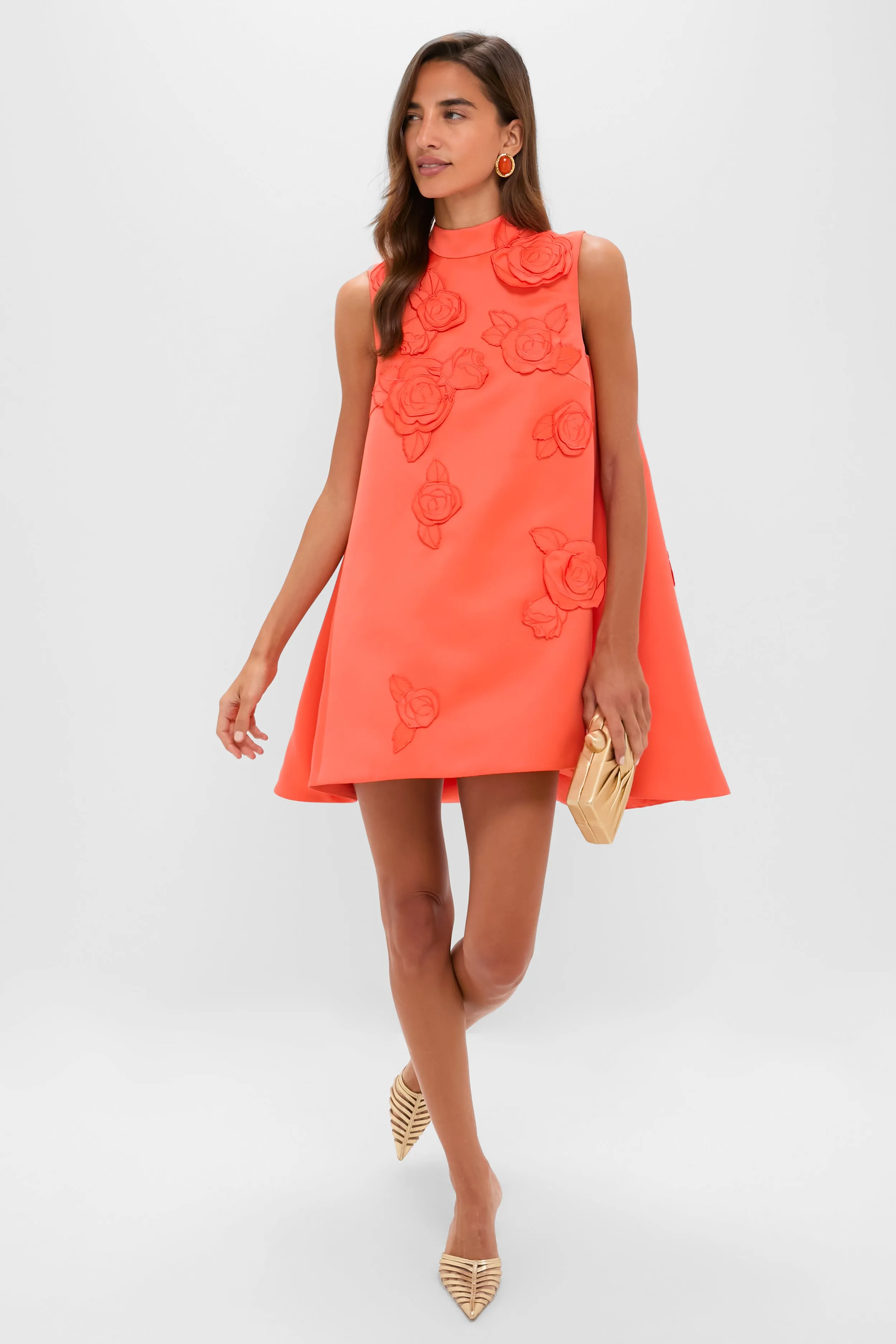 Saffron Fallon Applique Floral Mini Dress sold by Tuckernuck product image thumbnail 2