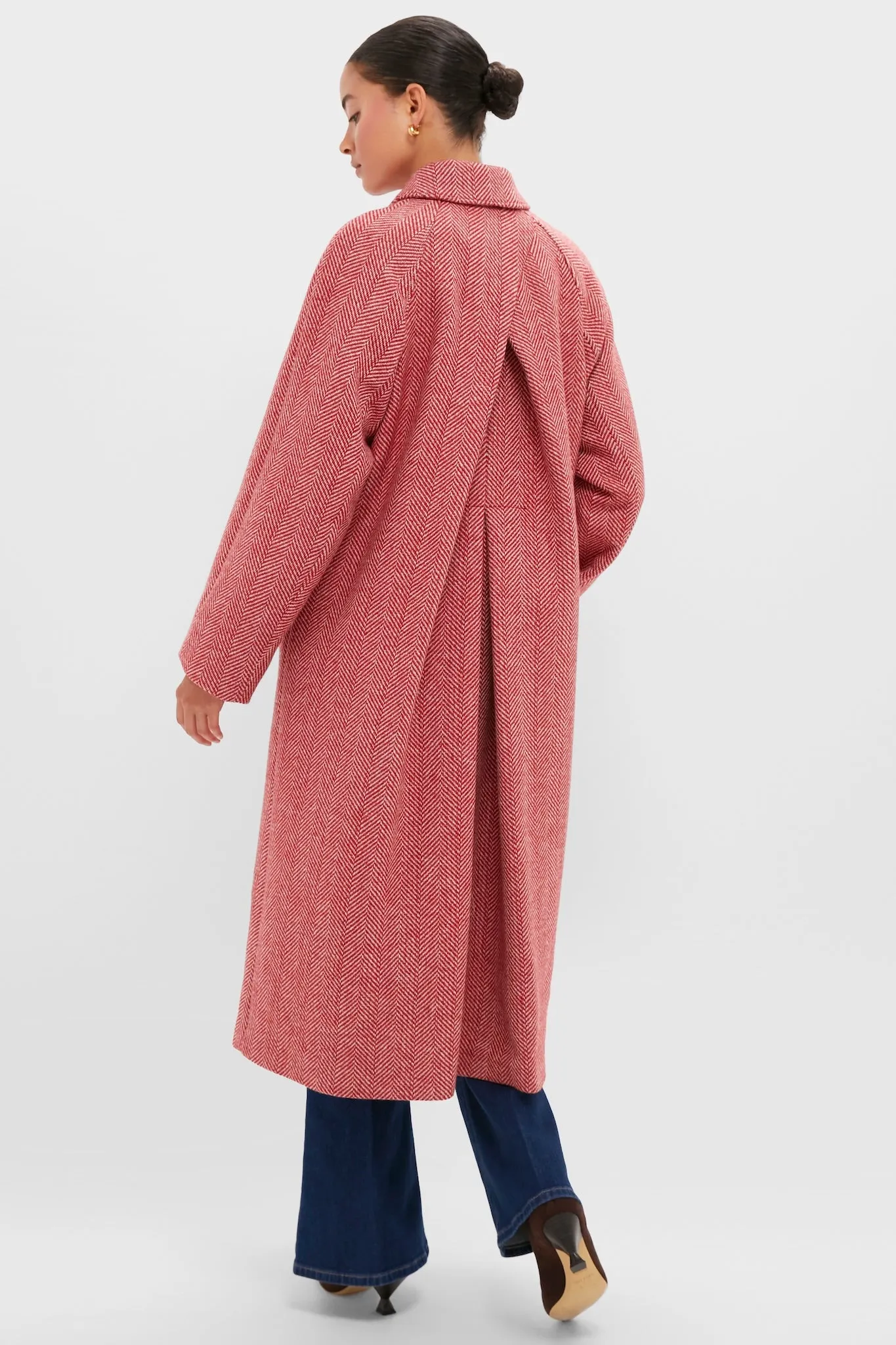 Red Chevron Ugola Coat sold by Tuckernuck product image thumbnail 3