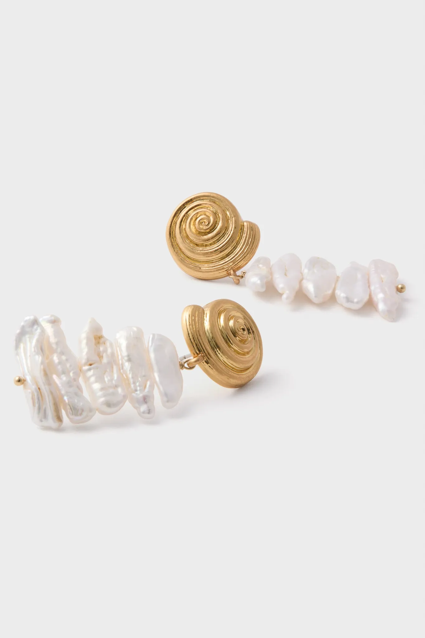 Gold and Pearl Alicia Earrings sold by Tuckernuck product image thumbnail 5