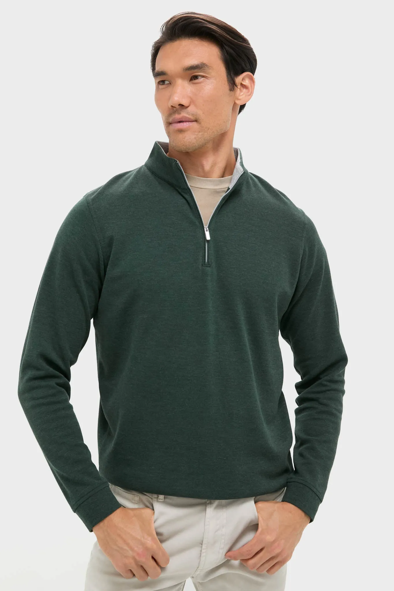 Deep Verdant Crown Comfort Pullover sold by Tuckernuck