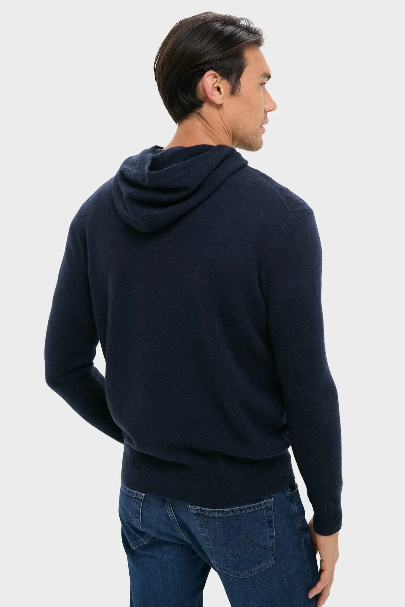 Navy Cashmere Hoodie sold by Tuckernuck product image thumbnail 4