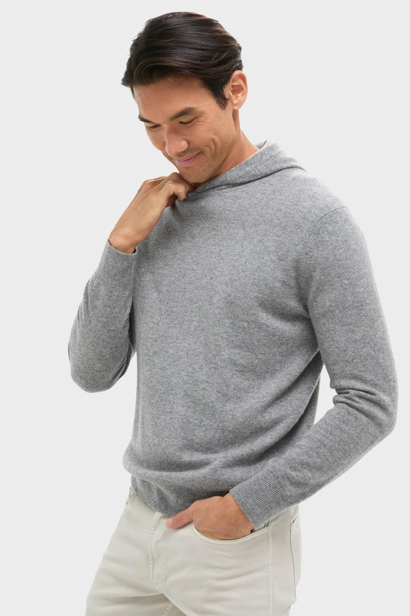 Gray Cashmere Hoodie sold by Tuckernuck product image thumbnail 3