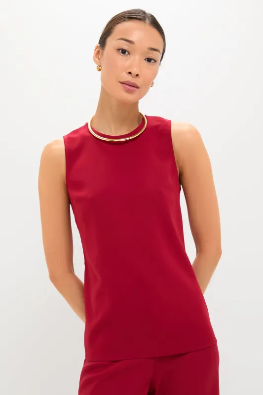 Pomegranate Bronte Top sold by Tuckernuck