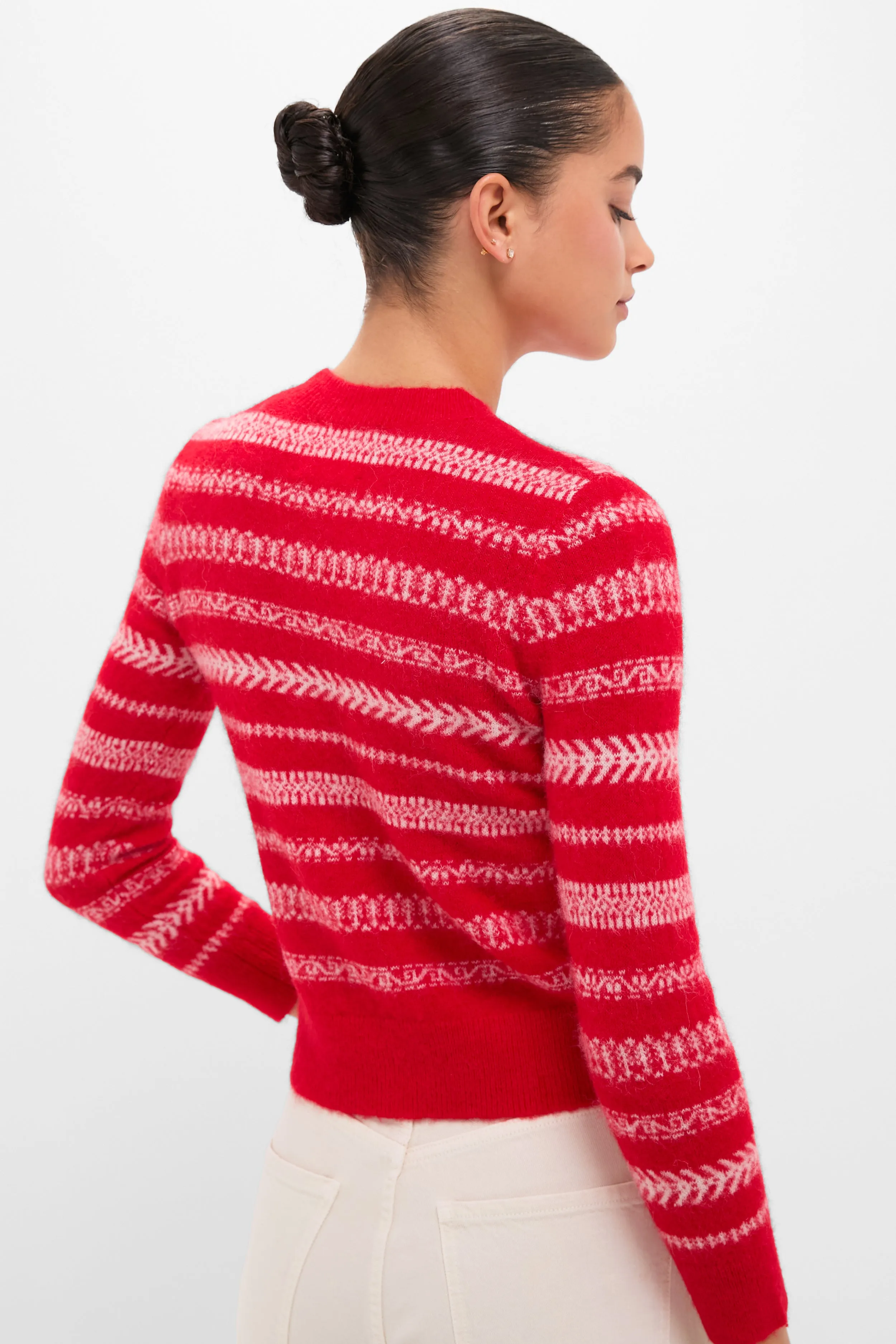 Red Amity Sweater sold by Tuckernuck product image thumbnail 4