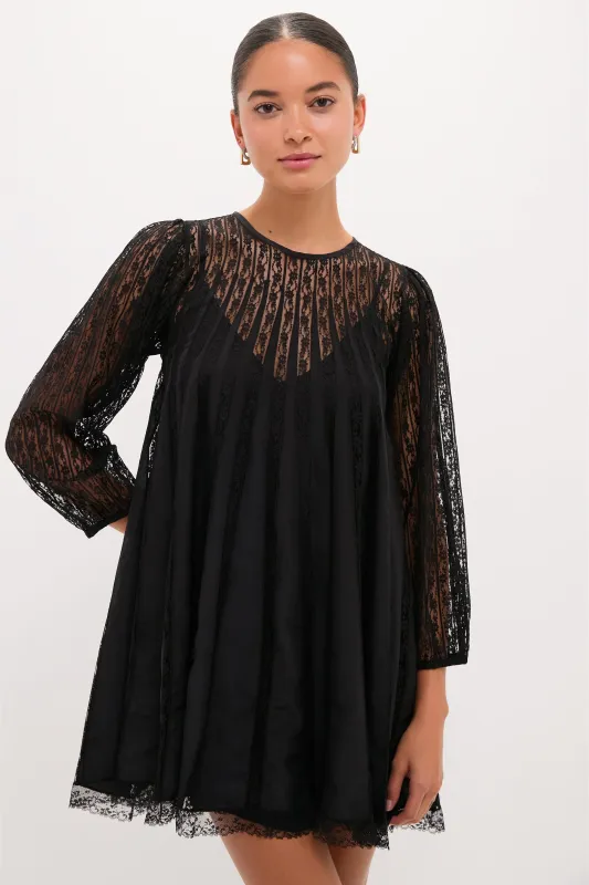 Black Keepsake Lace Shift Dress sold by Tuckernuck