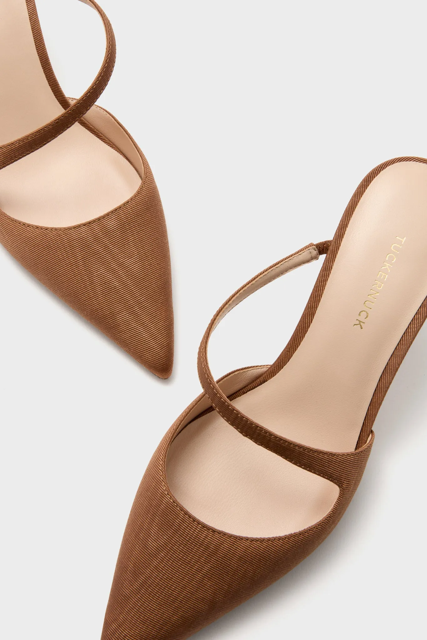 Chestnut Moire Mimi Heels sold by Tuckernuck product image thumbnail 5