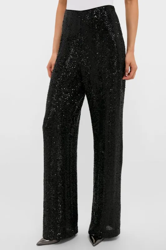 Black Sequin Tatum Pants sold by Tuckernuck