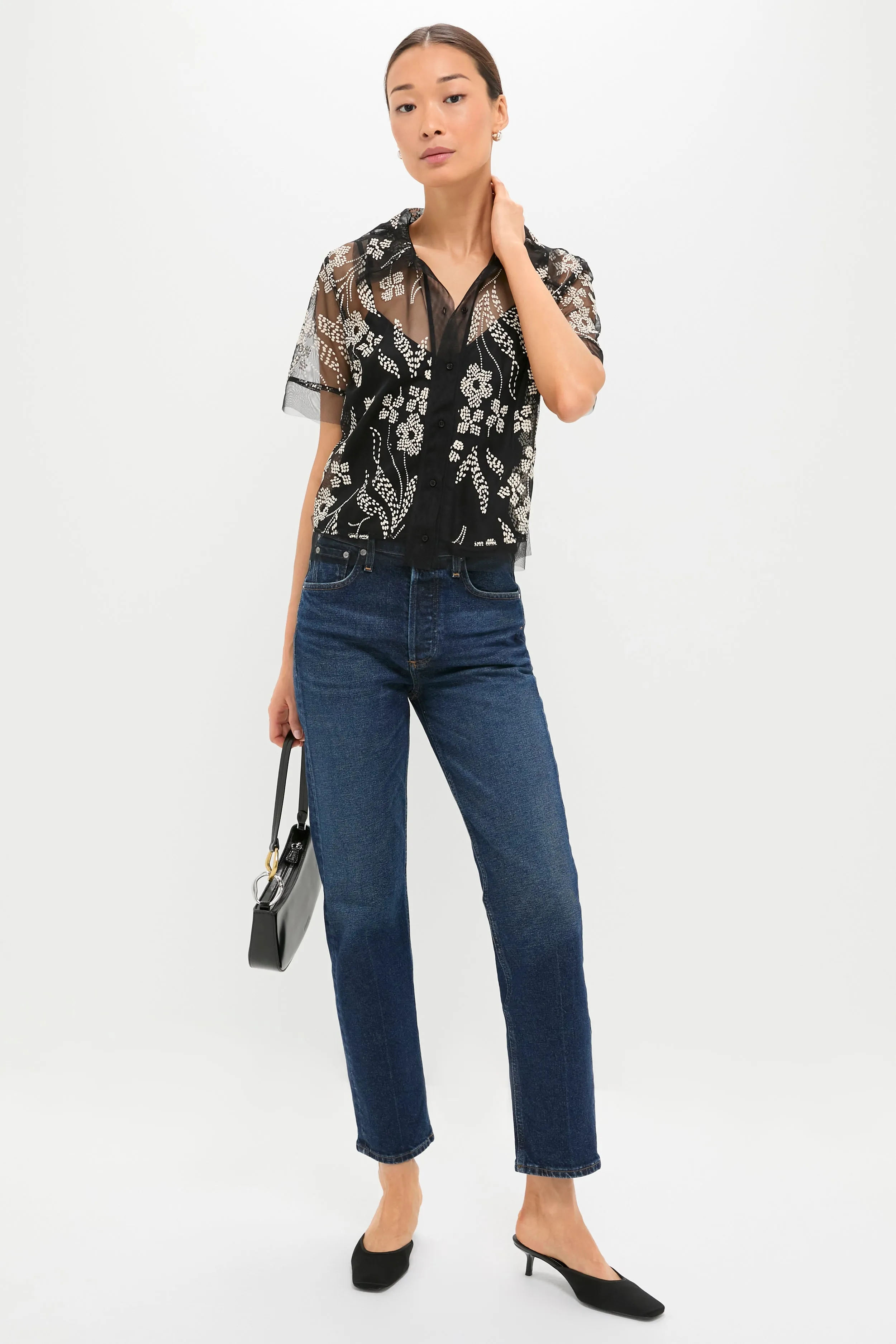 Brocade Floral The Cotillion Top sold by Tuckernuck product image thumbnail 2