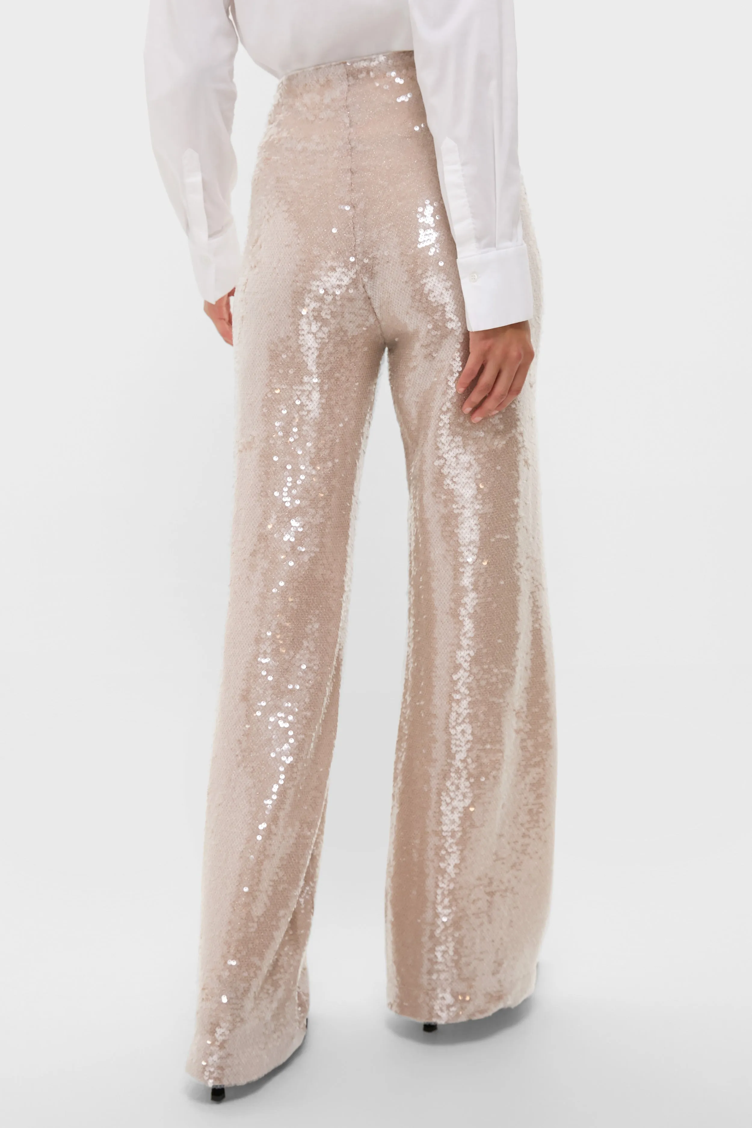 Champagne Sequin Tatum Pants sold by Tuckernuck product image thumbnail 4