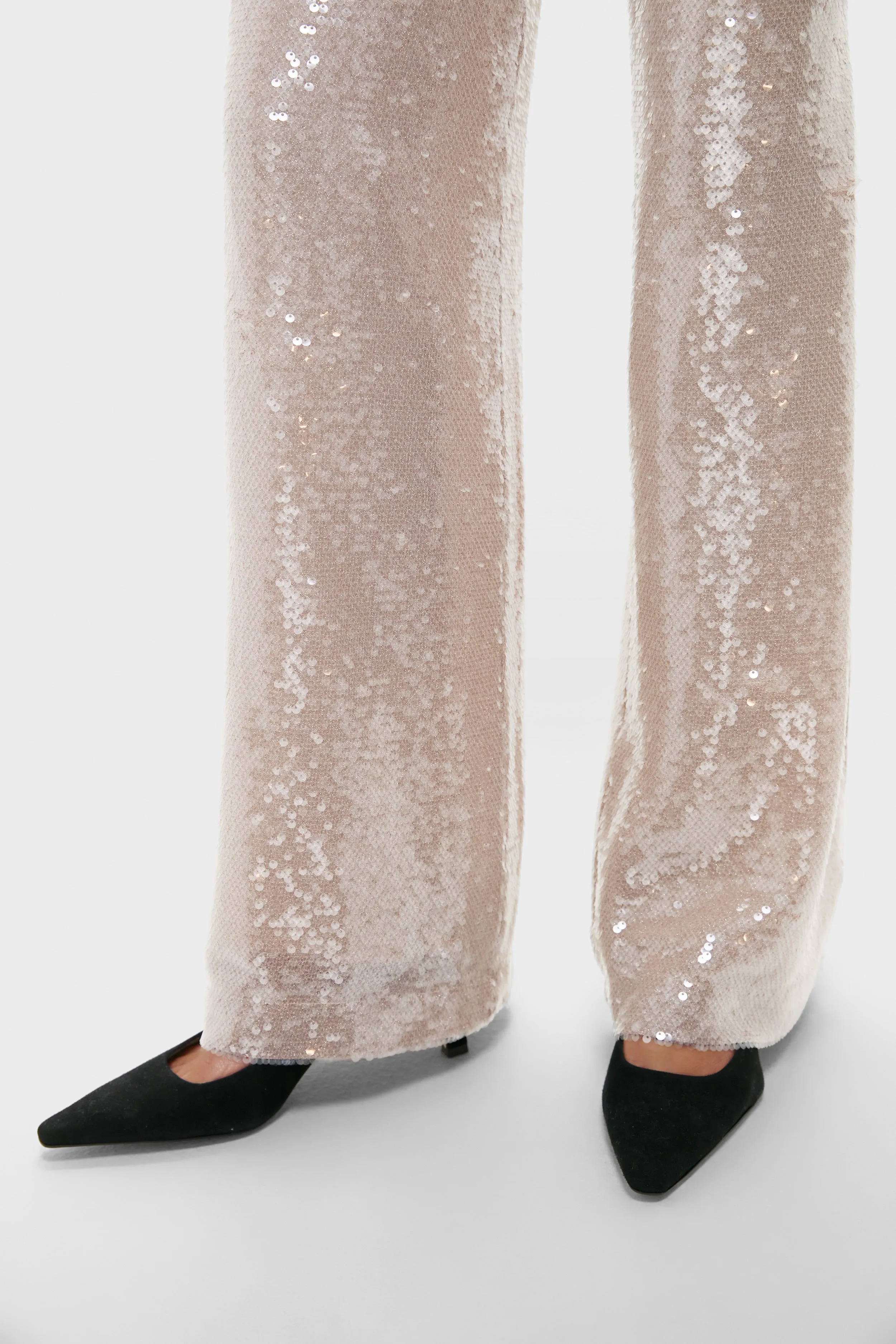 Champagne Sequin Tatum Pants sold by Tuckernuck product image thumbnail 5