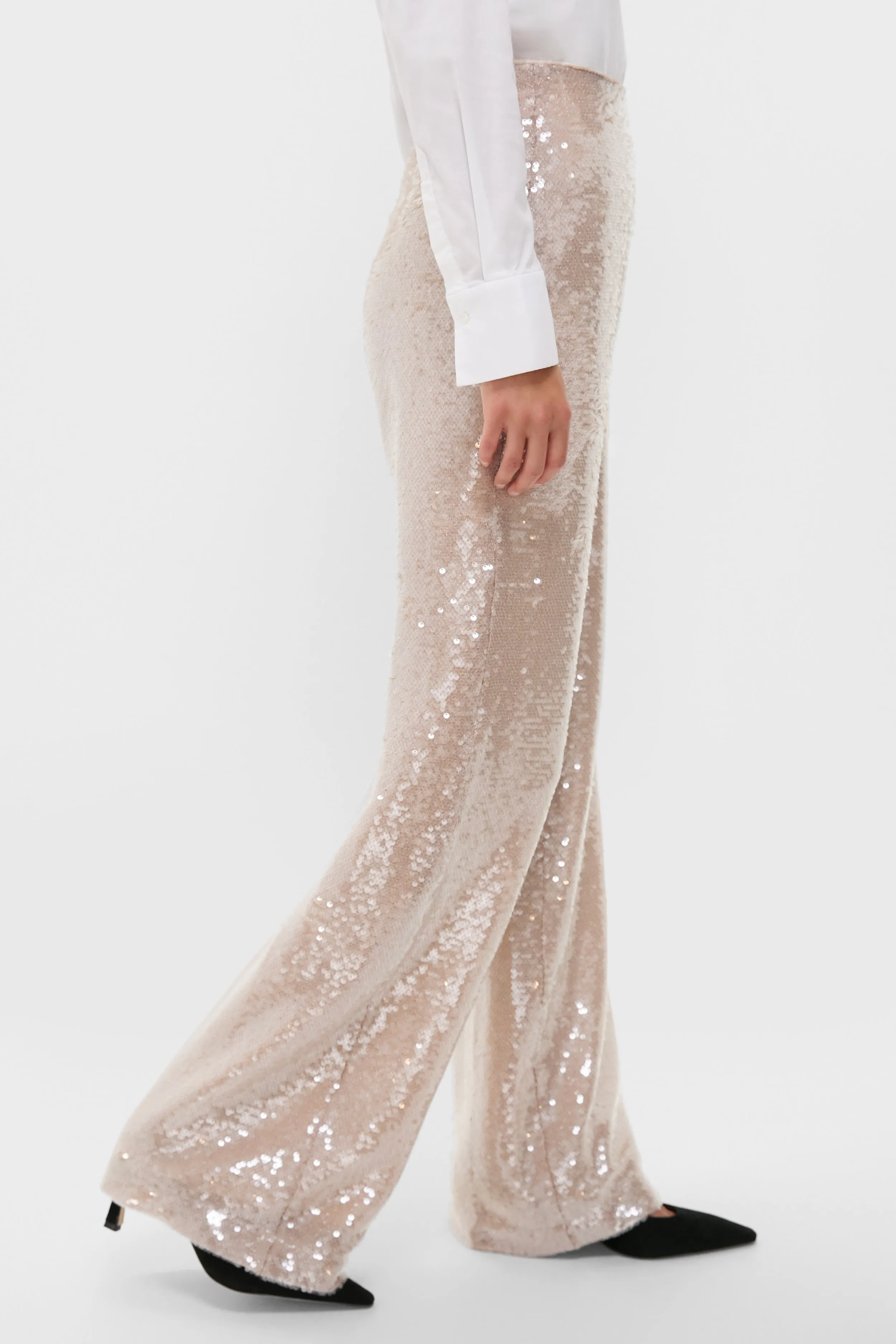 Champagne Sequin Tatum Pants sold by Tuckernuck product image thumbnail 3