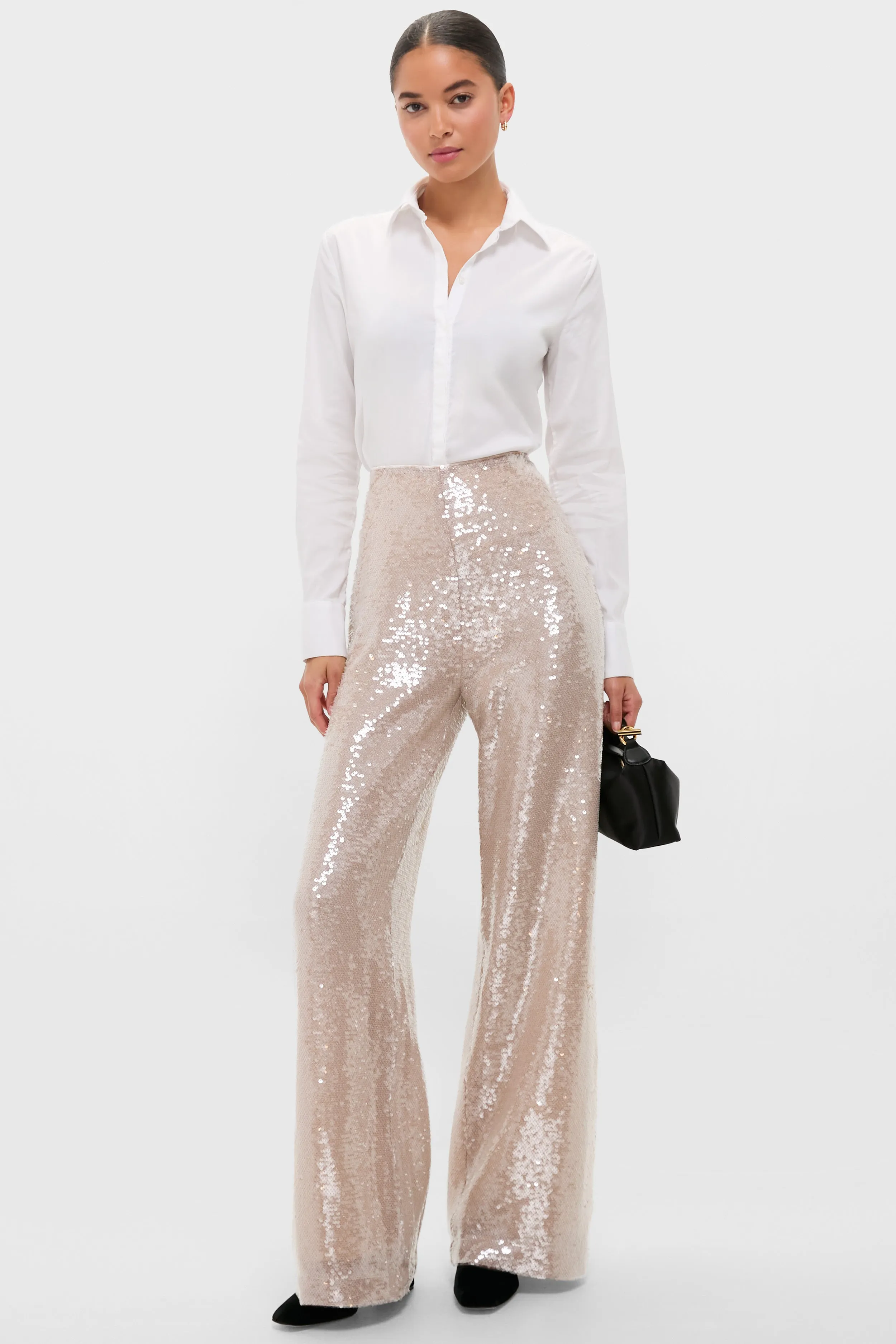 Champagne Sequin Tatum Pants sold by Tuckernuck product image thumbnail 2