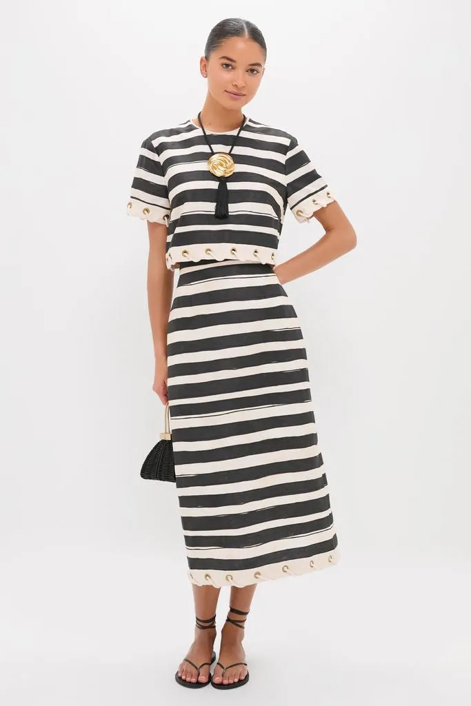 Black Stripe Story Top sold by Tuckernuck product image thumbnail 2