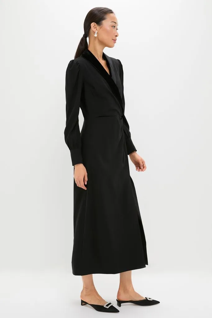 Black Long Sleeve Mariella Maxi Dress sold by Tuckernuck product image thumbnail 3