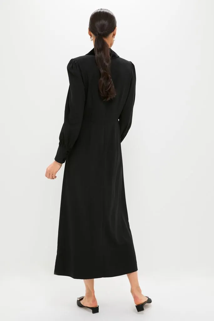 Black Long Sleeve Mariella Maxi Dress sold by Tuckernuck product image thumbnail 4