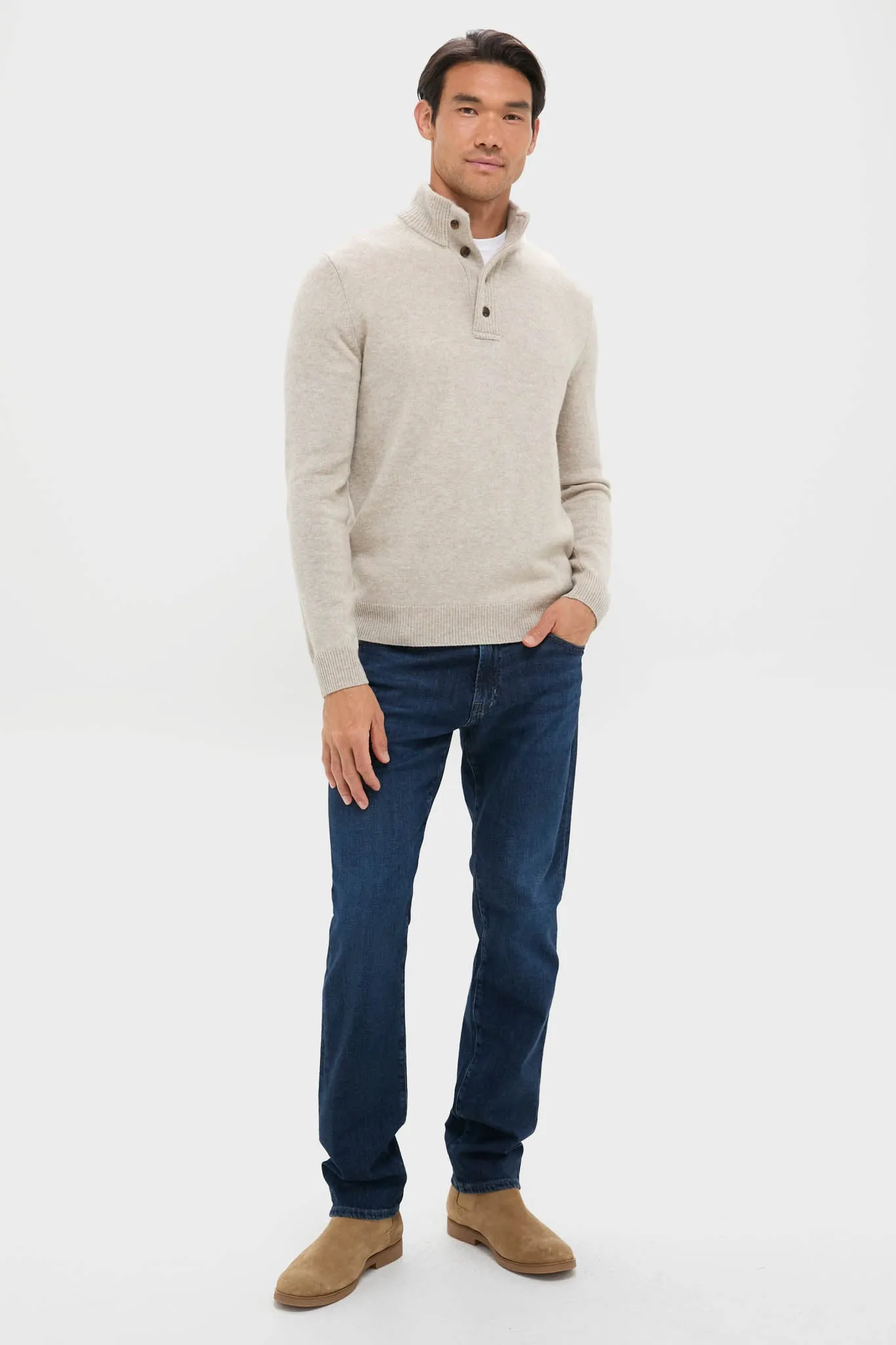 Oat Cashmere Wool Button-Up sold by Tuckernuck product image thumbnail 2