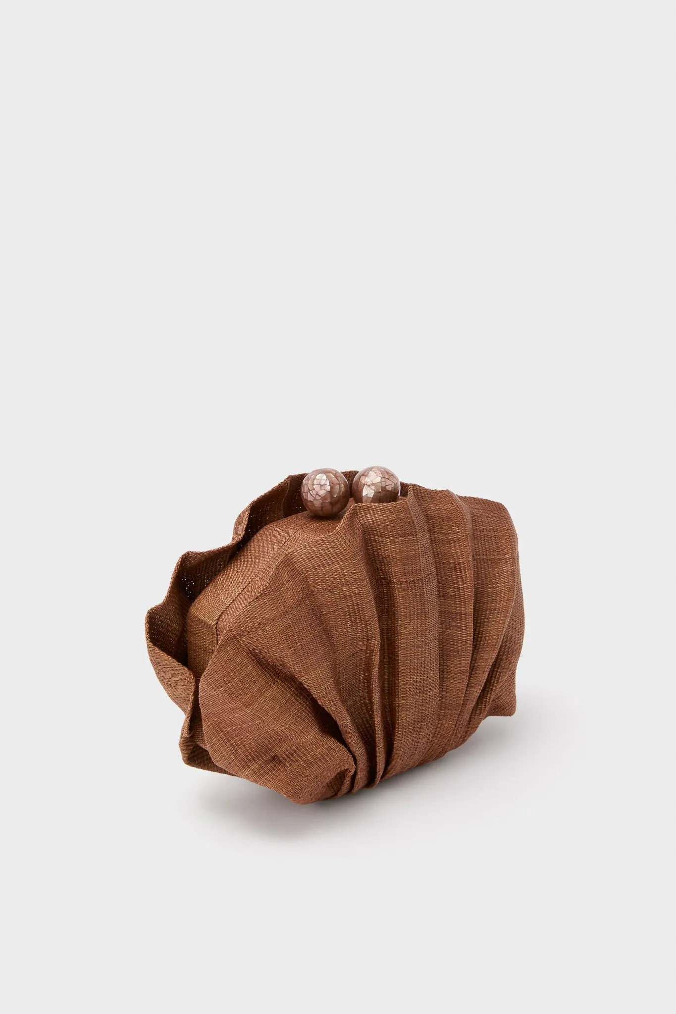 Cocoa Origami Scallop Clutch sold by Tuckernuck product image thumbnail 5