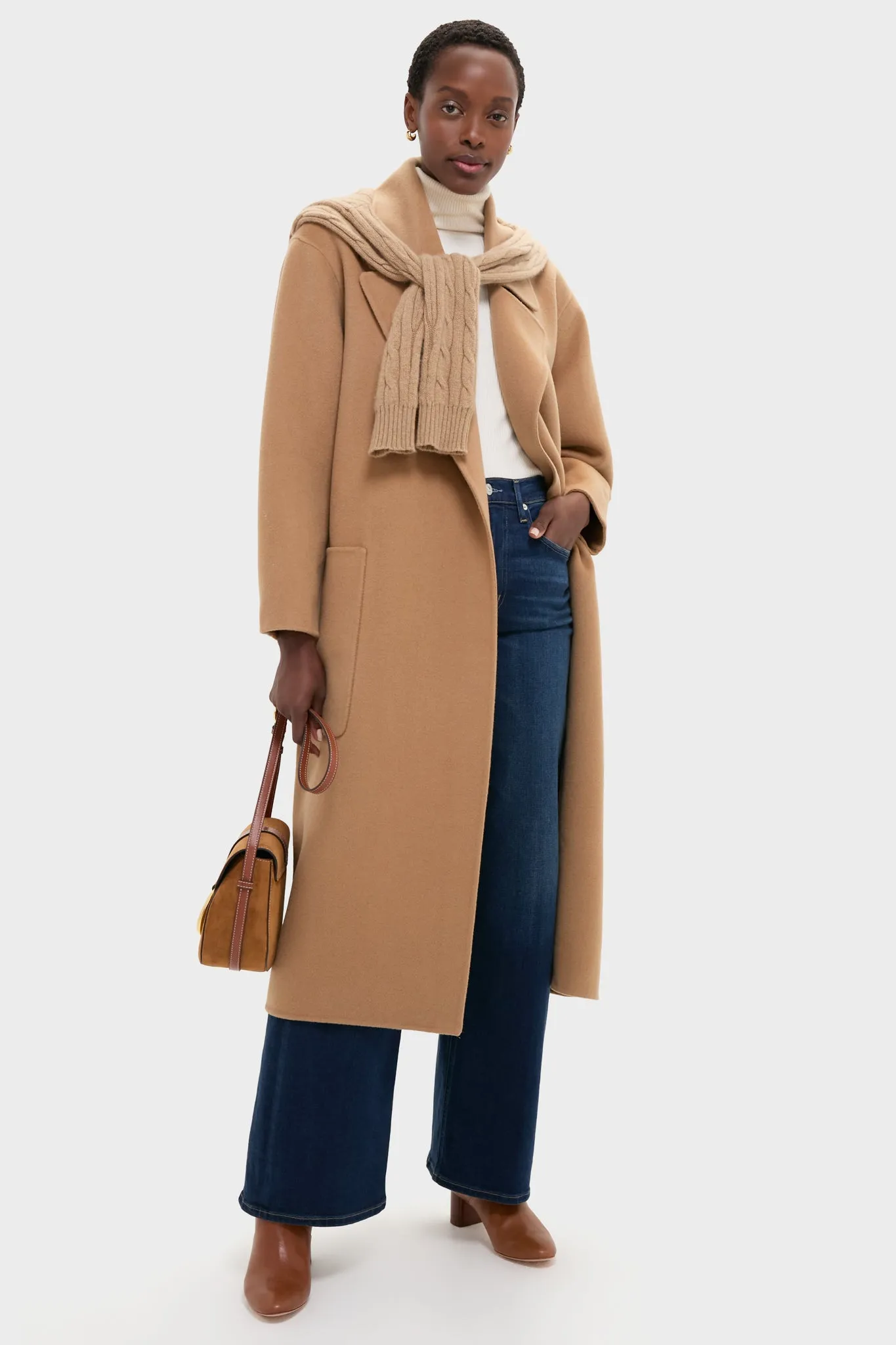 Camel Wool Trinity Coat sold by Tuckernuck product image thumbnail 2