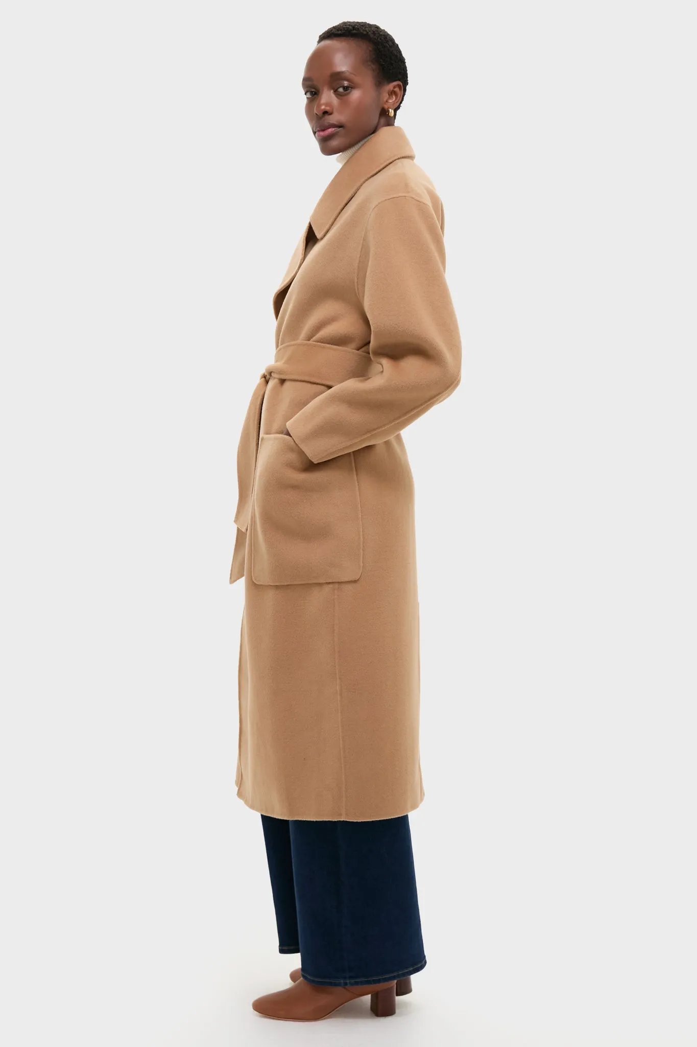 Camel Wool Trinity Coat sold by Tuckernuck product image thumbnail 3