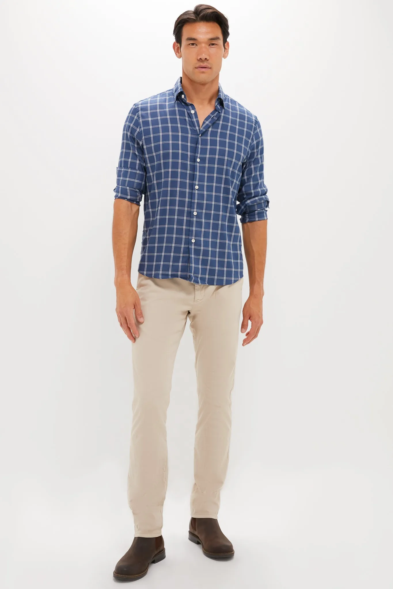 Midnight Cloud Plaid Movement Monterrey Shirt sold by Tuckernuck product image thumbnail 2