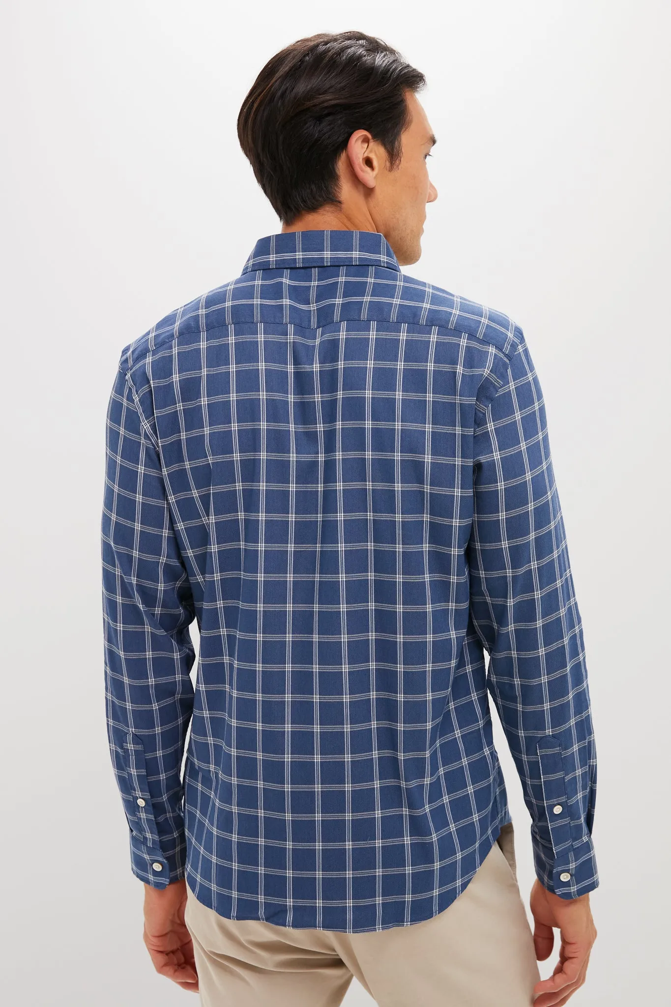 Midnight Cloud Plaid Movement Monterrey Shirt sold by Tuckernuck product image thumbnail 4