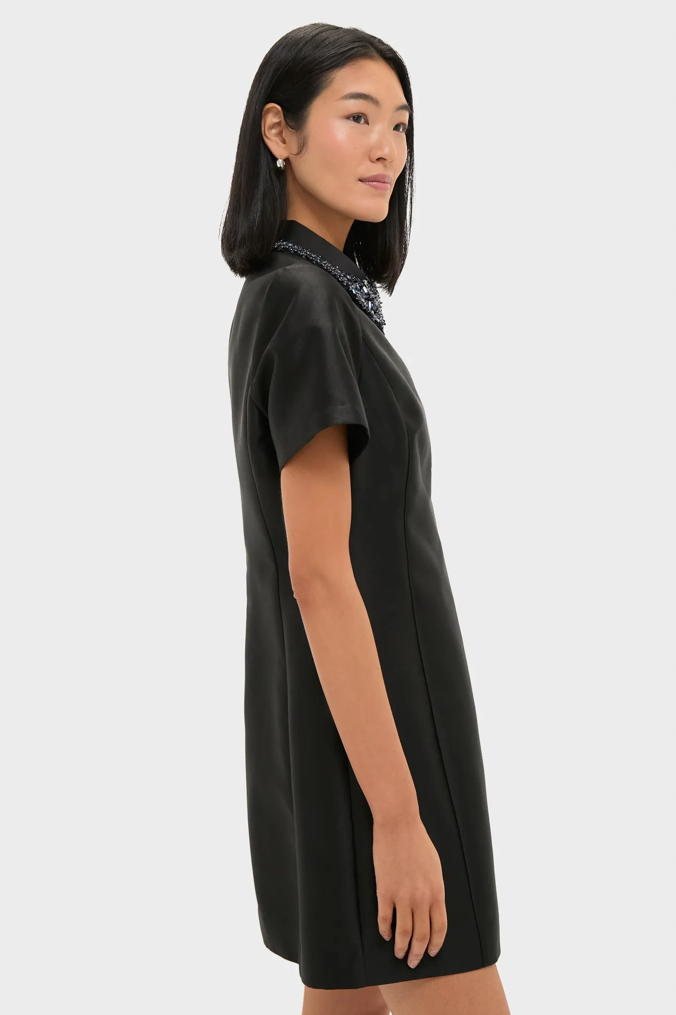 Black Embellished Aurelie Dress sold by Tuckernuck product image thumbnail 4