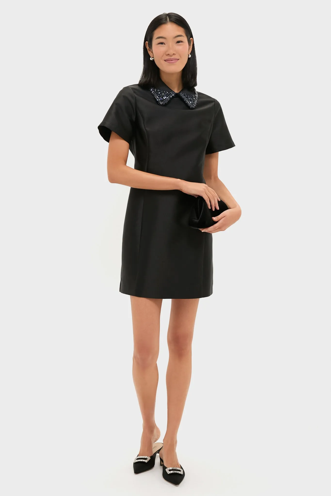 Black Embellished Aurelie Dress sold by Tuckernuck product image thumbnail 3