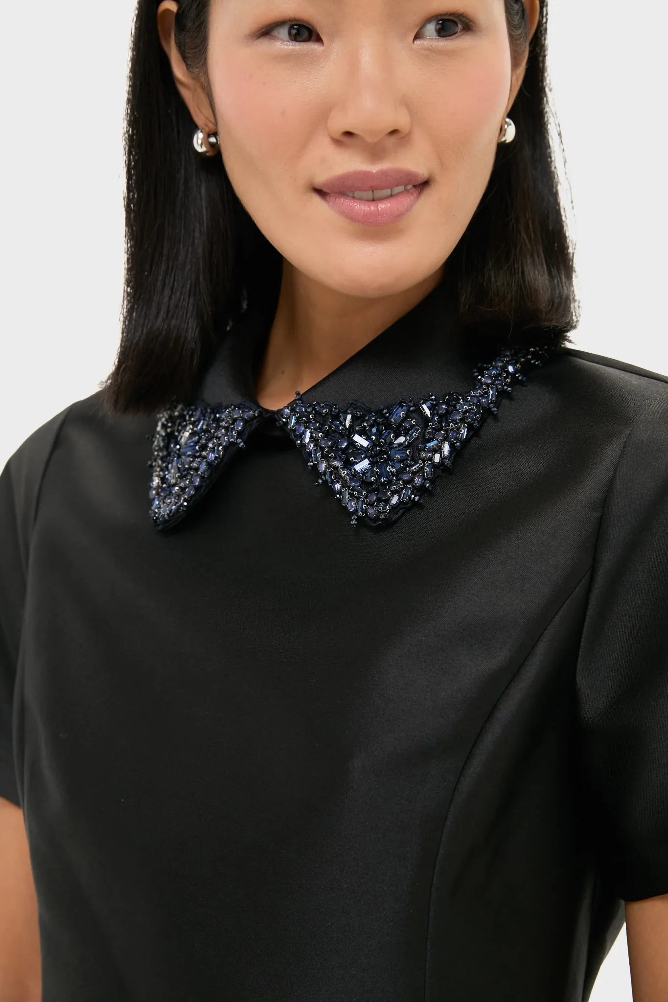 Black Embellished Aurelie Dress sold by Tuckernuck product image thumbnail 2