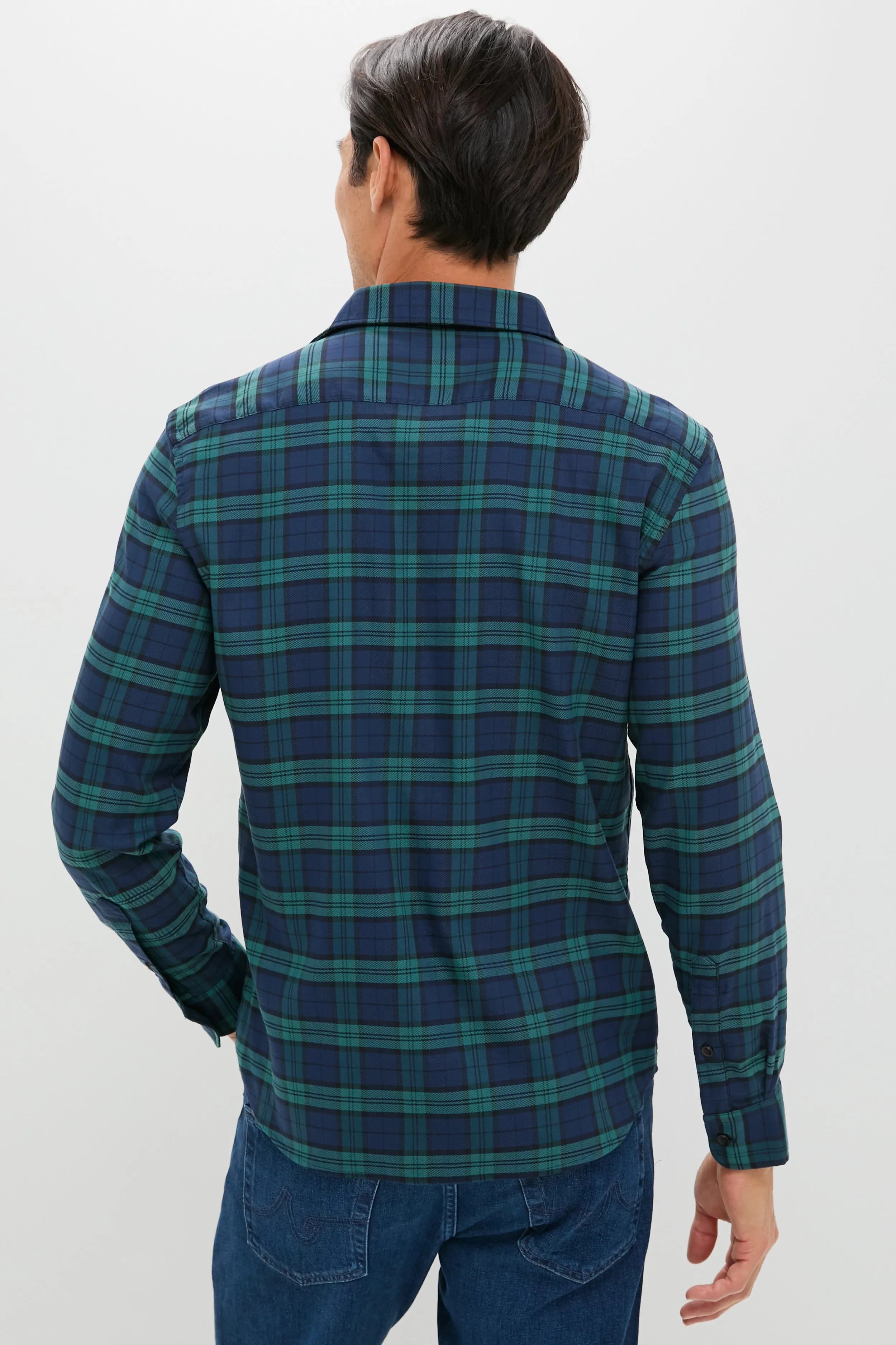Harbor Blackwatch Plaid Movement Shirt sold by Tuckernuck product image thumbnail 4
