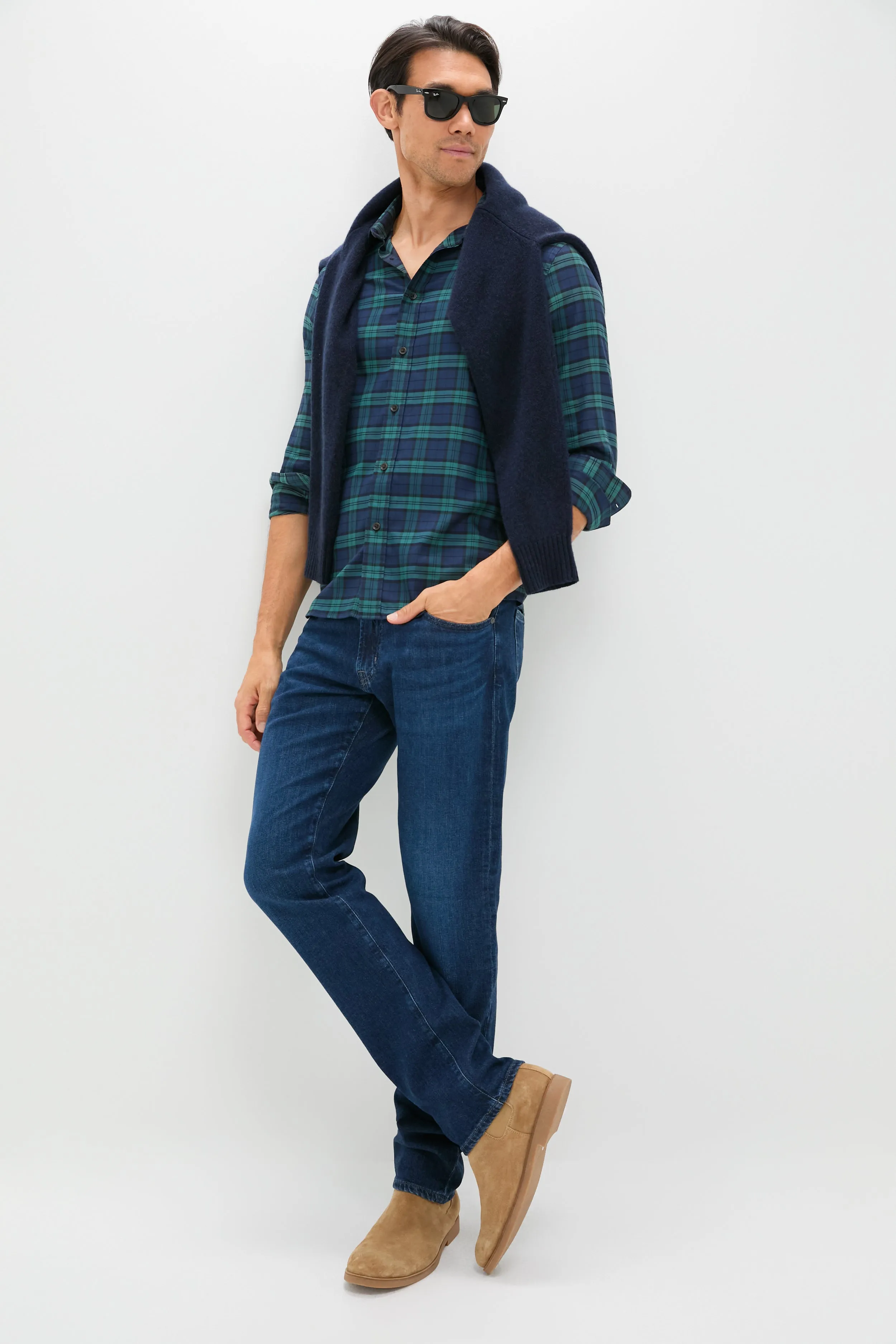Harbor Blackwatch Plaid Movement Shirt sold by Tuckernuck product image thumbnail 2