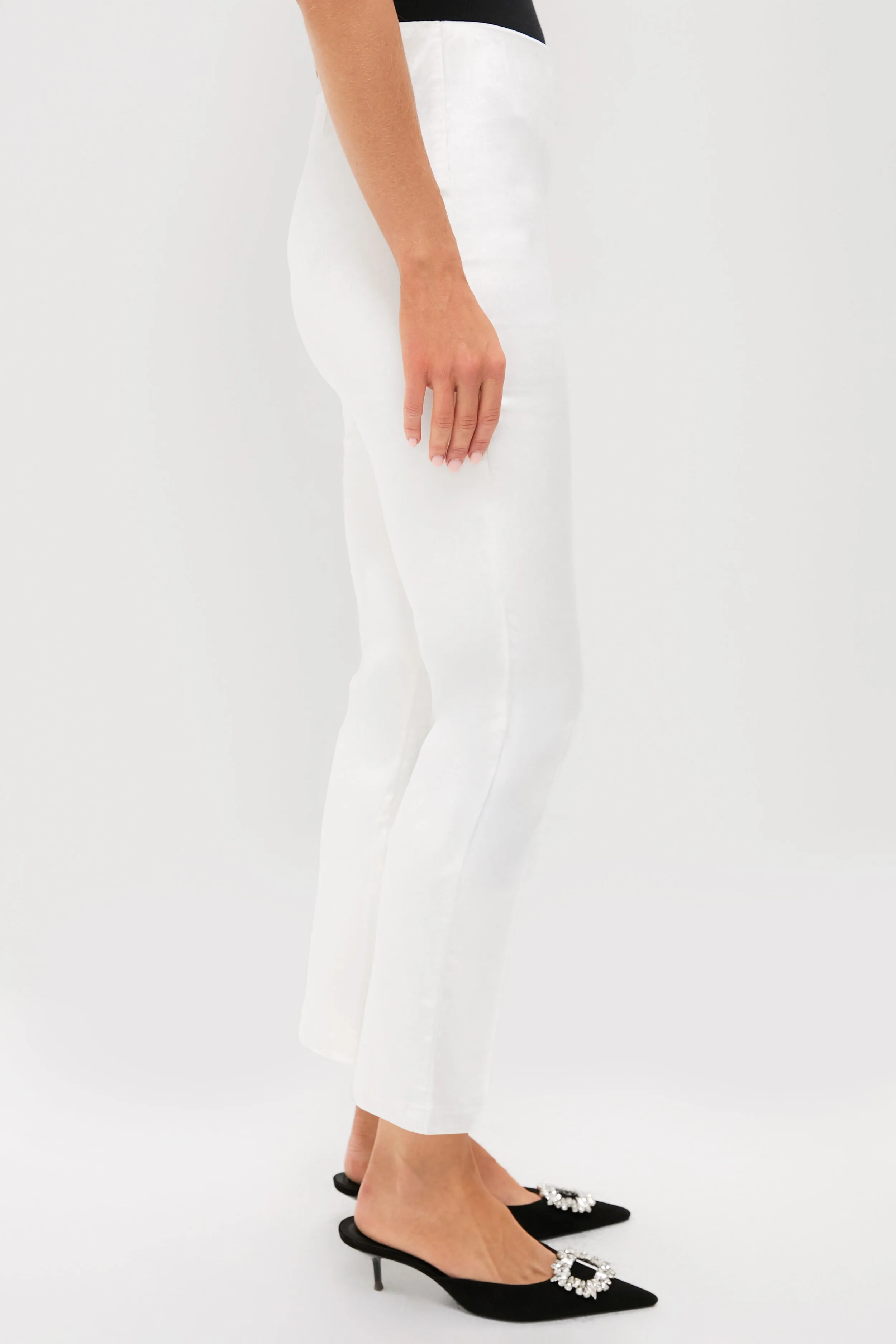 Winter White Velvet Ashford Pants sold by Tuckernuck product image thumbnail 3