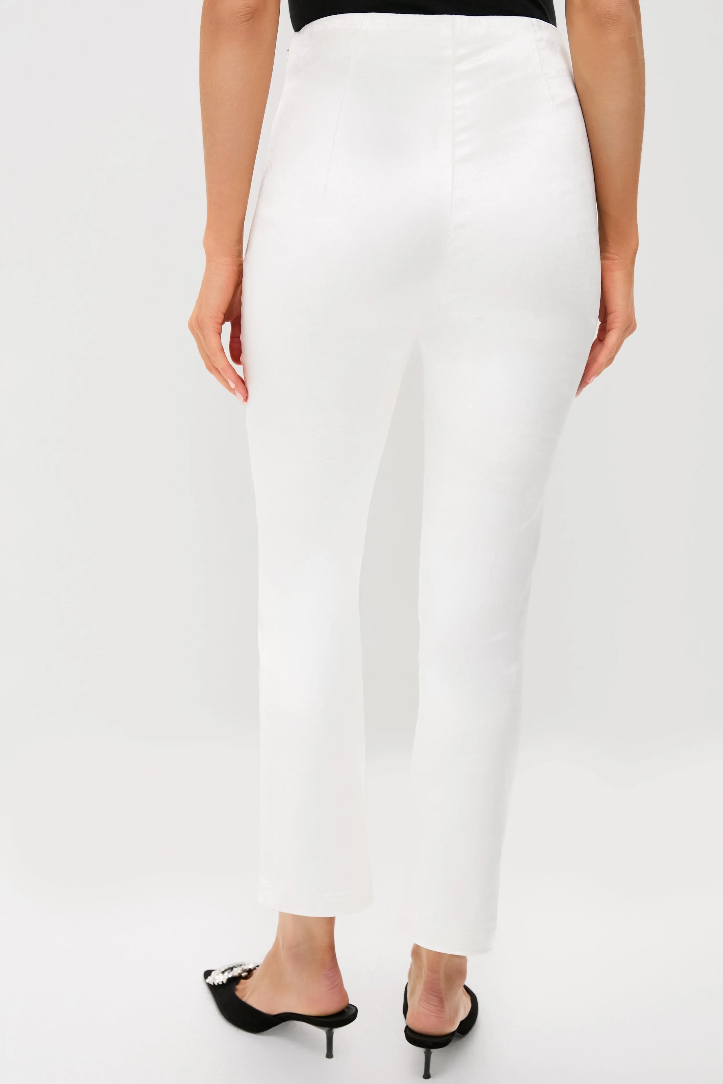 Winter White Velvet Ashford Pants sold by Tuckernuck product image thumbnail 4