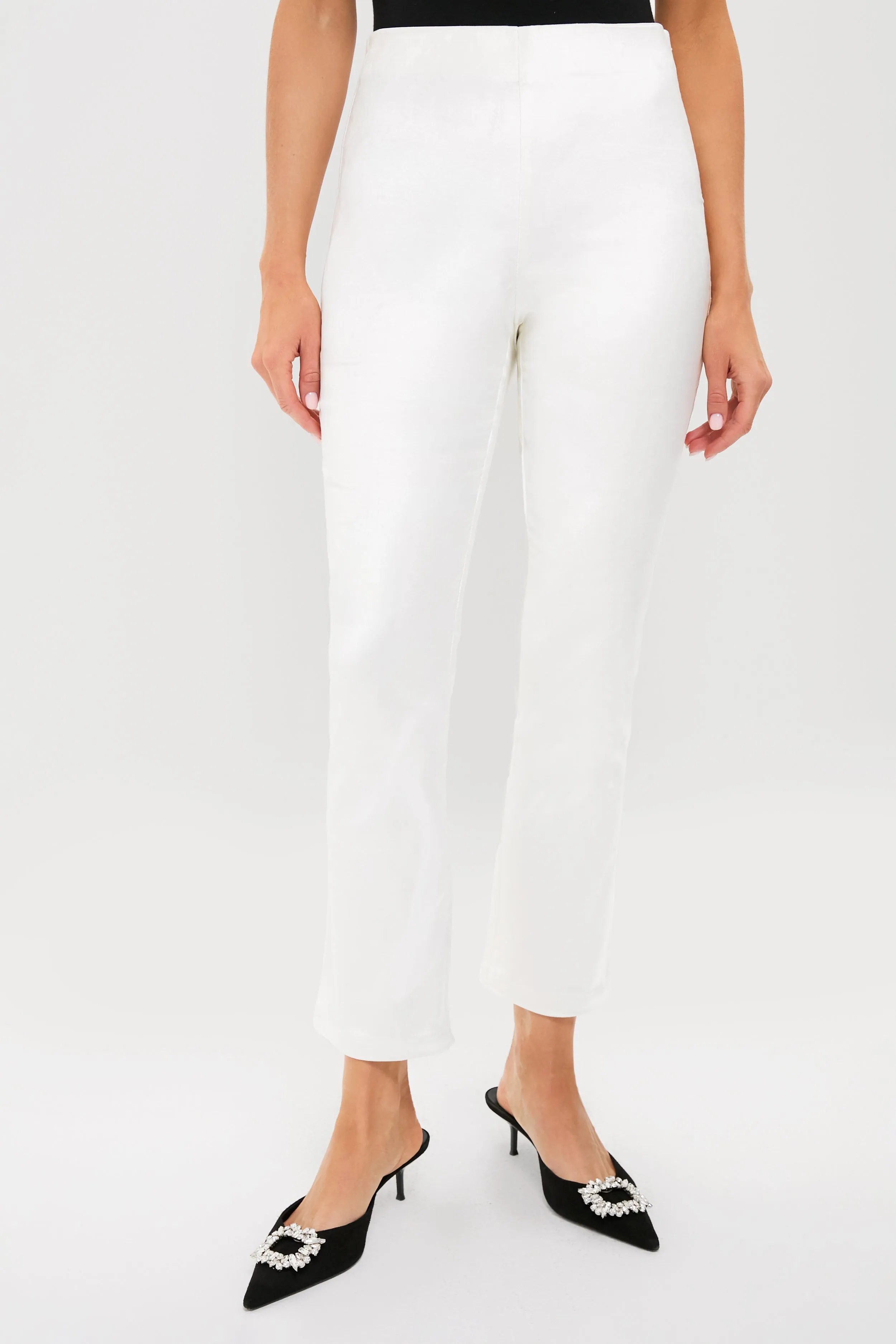 Winter White Velvet Ashford Pants sold by Tuckernuck