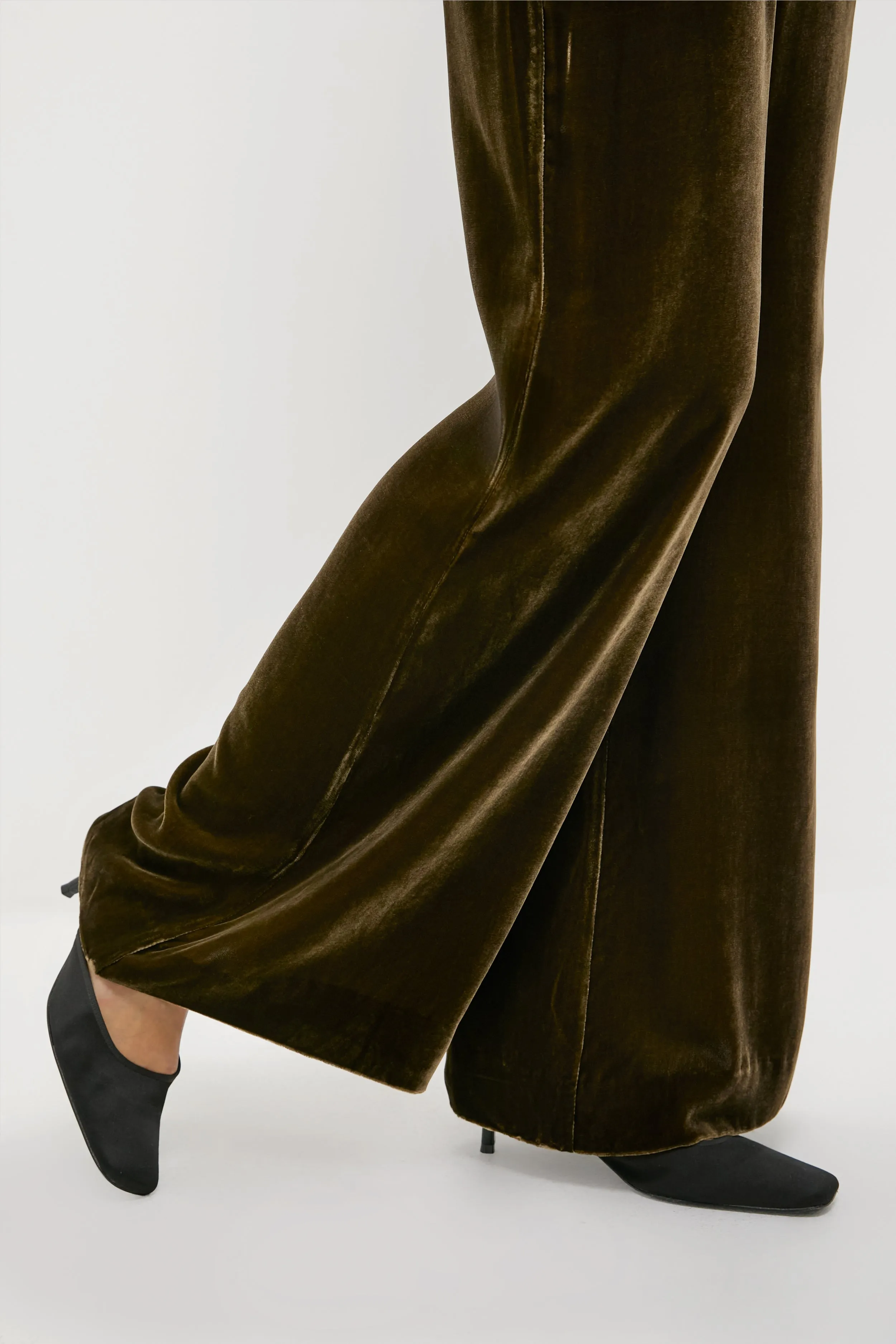 Olive Velvet Deja Pants sold by Tuckernuck product image thumbnail 5