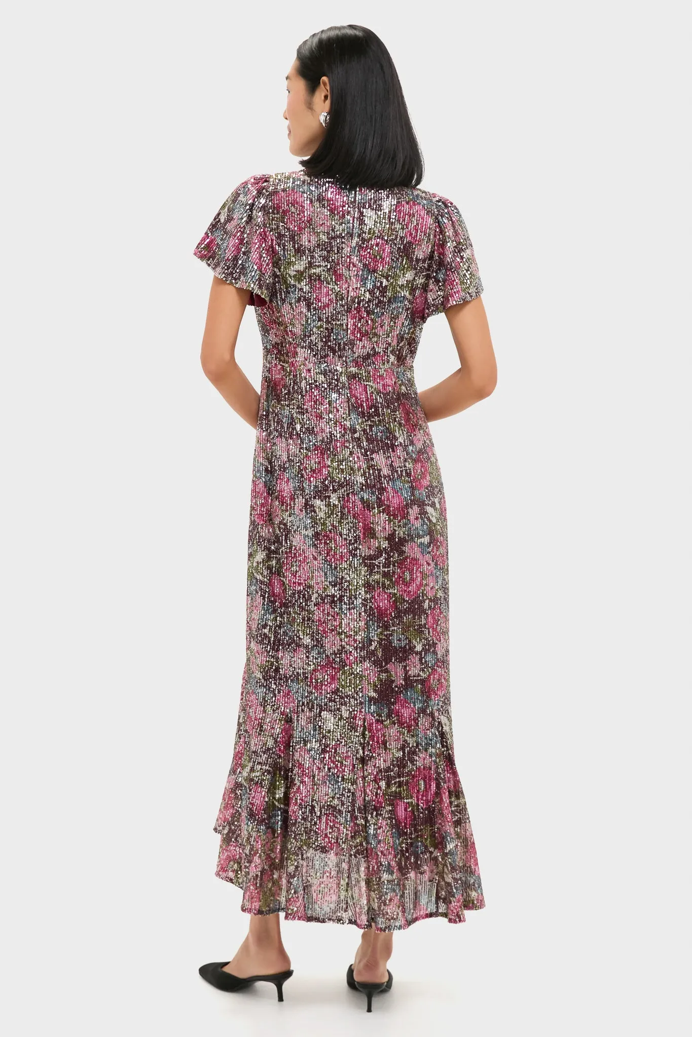 Floral Sequin Elodie Dress sold by Tuckernuck product image thumbnail 5